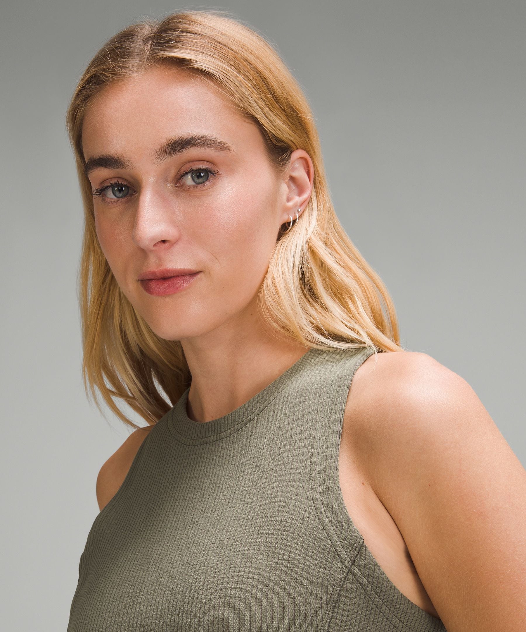 Lululemon Ribbed Softstreme Slim-Fit Tank Dress
