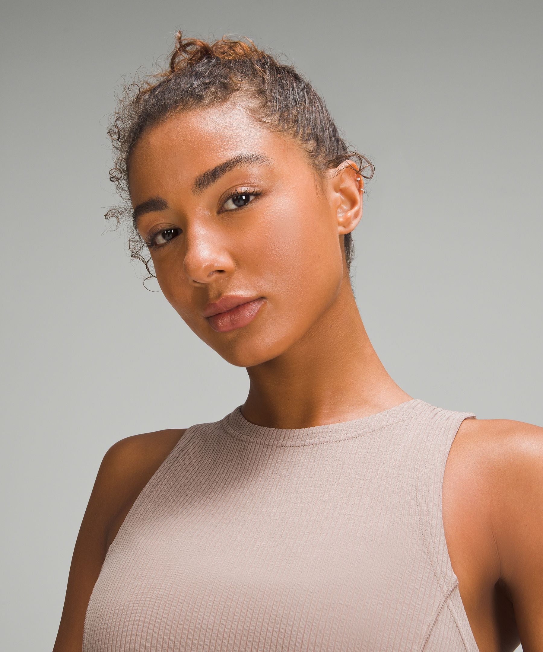 Lululemon Ribbed Softstreme Slim-Fit Tank Dress