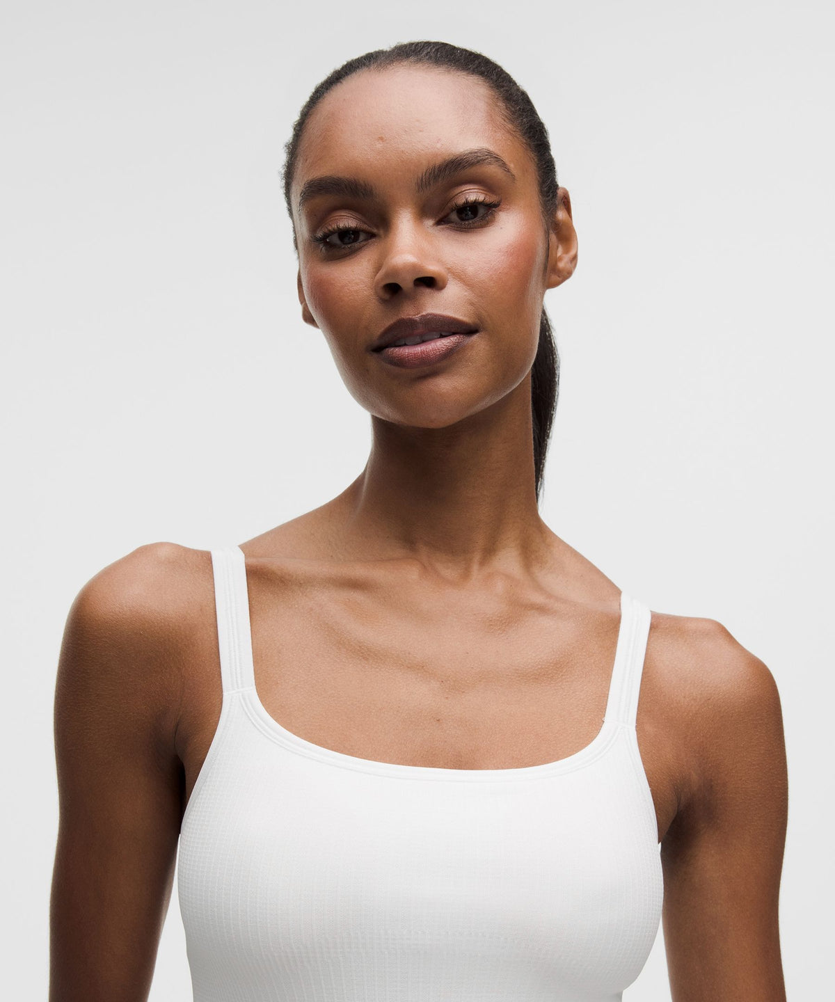 Lululemon Women's Ebb to Street Scoop-Neck Cropped Tank Top *Light Support, B/C Cup