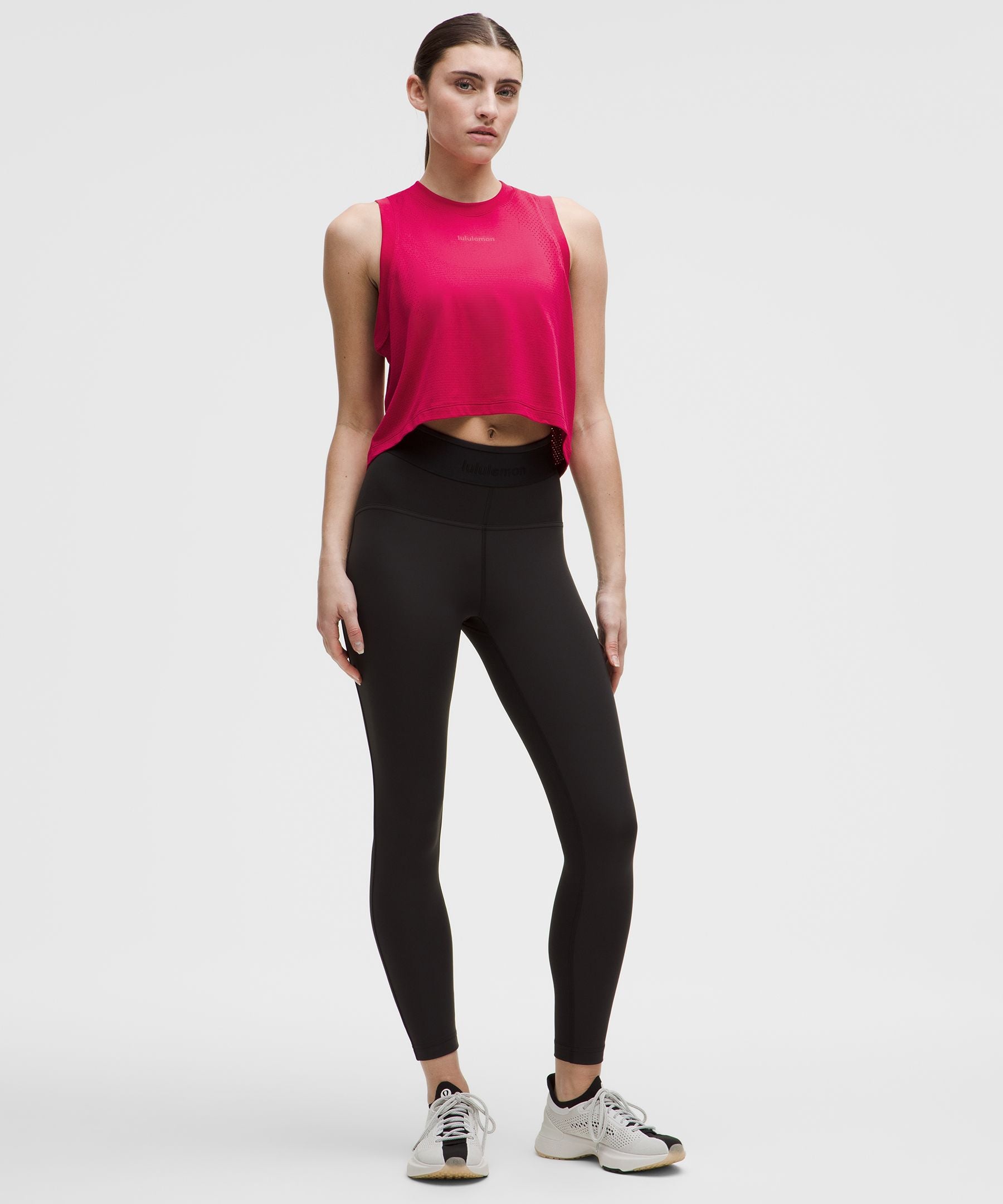 Lululemon Women's Swiftly High-Low Cropped Tank Top
