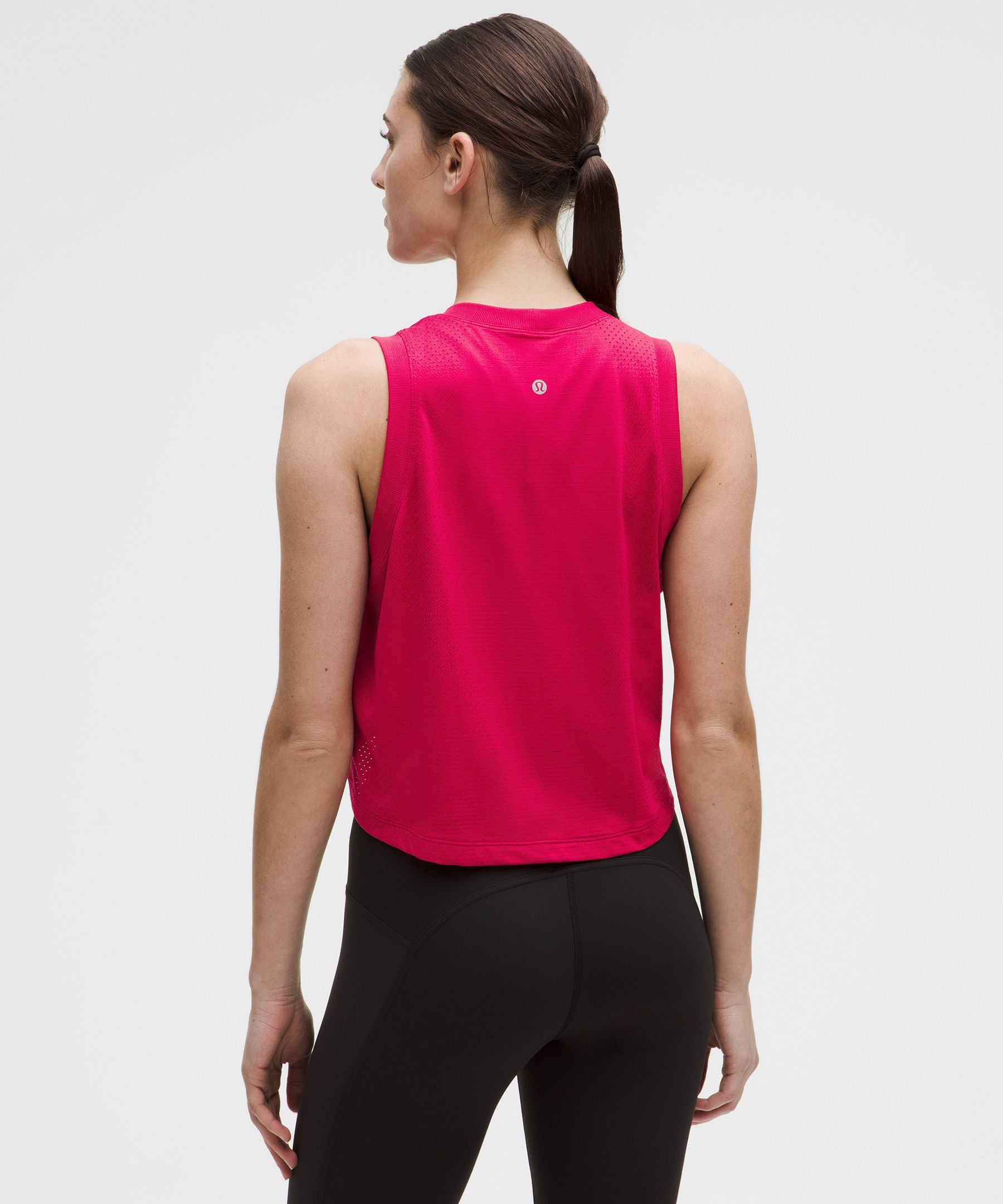 Lululemon Women's Swiftly High-Low Cropped Tank Top