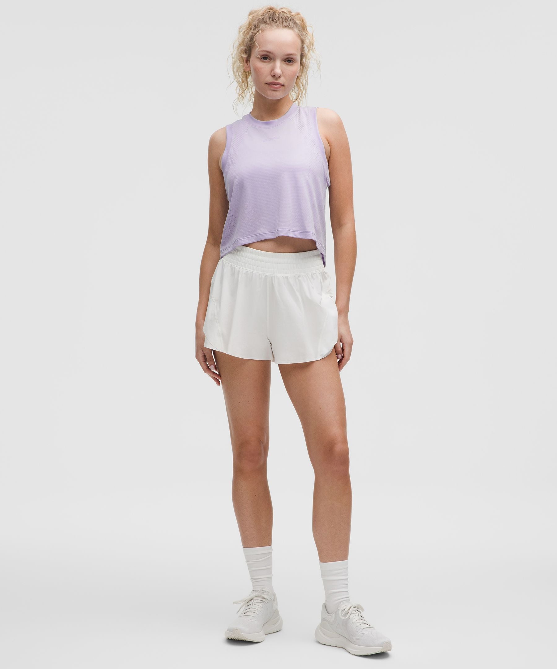 Lululemon Women's Swiftly High-Low Cropped Tank Top