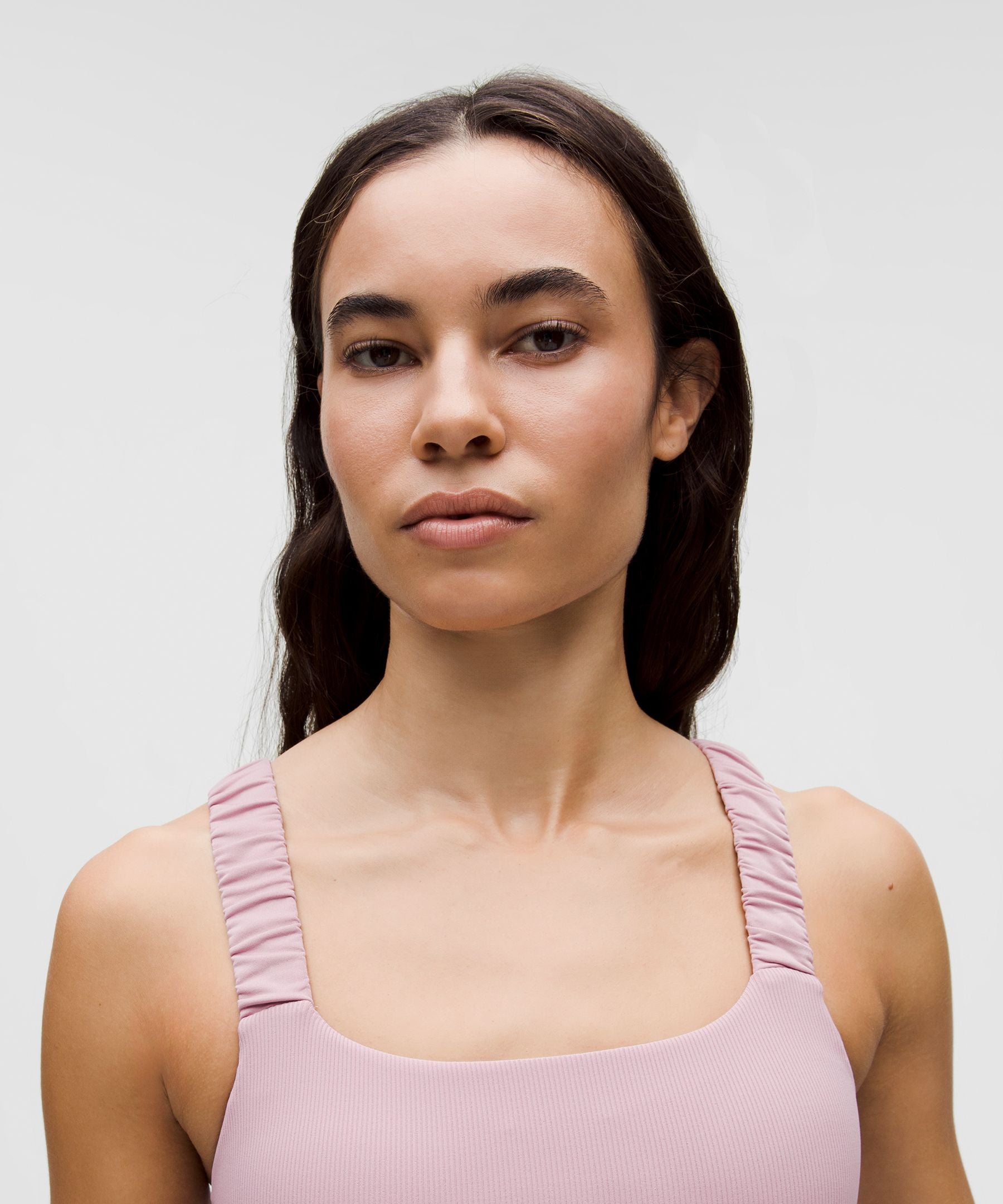 Lululemon Women's Ruched-Strap Cropped Keyhole Tank Top *Light Support, B/C Cup