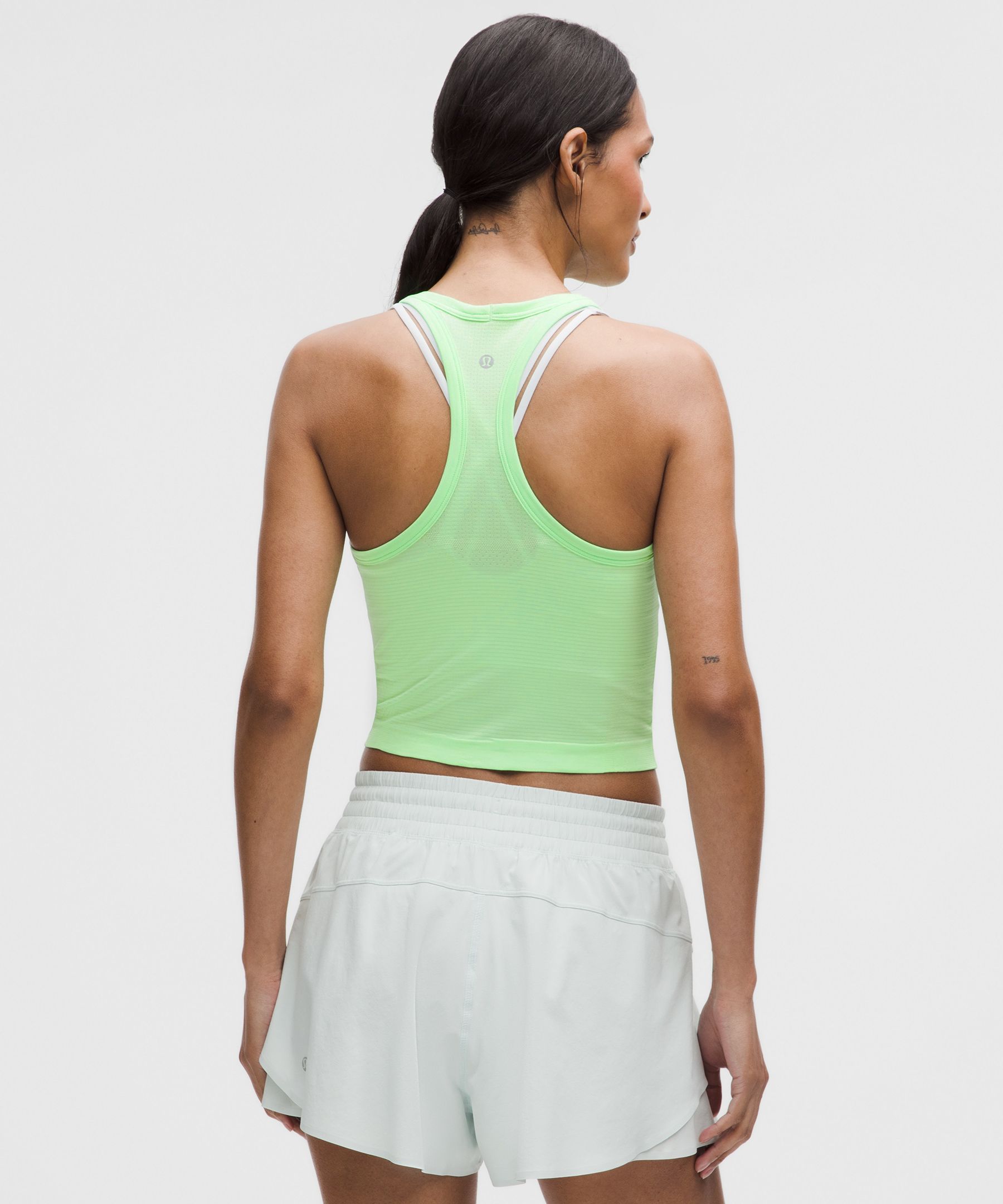 Lululemon Women's Swiftly Tech Cropped Racerback Tank Top 2.0