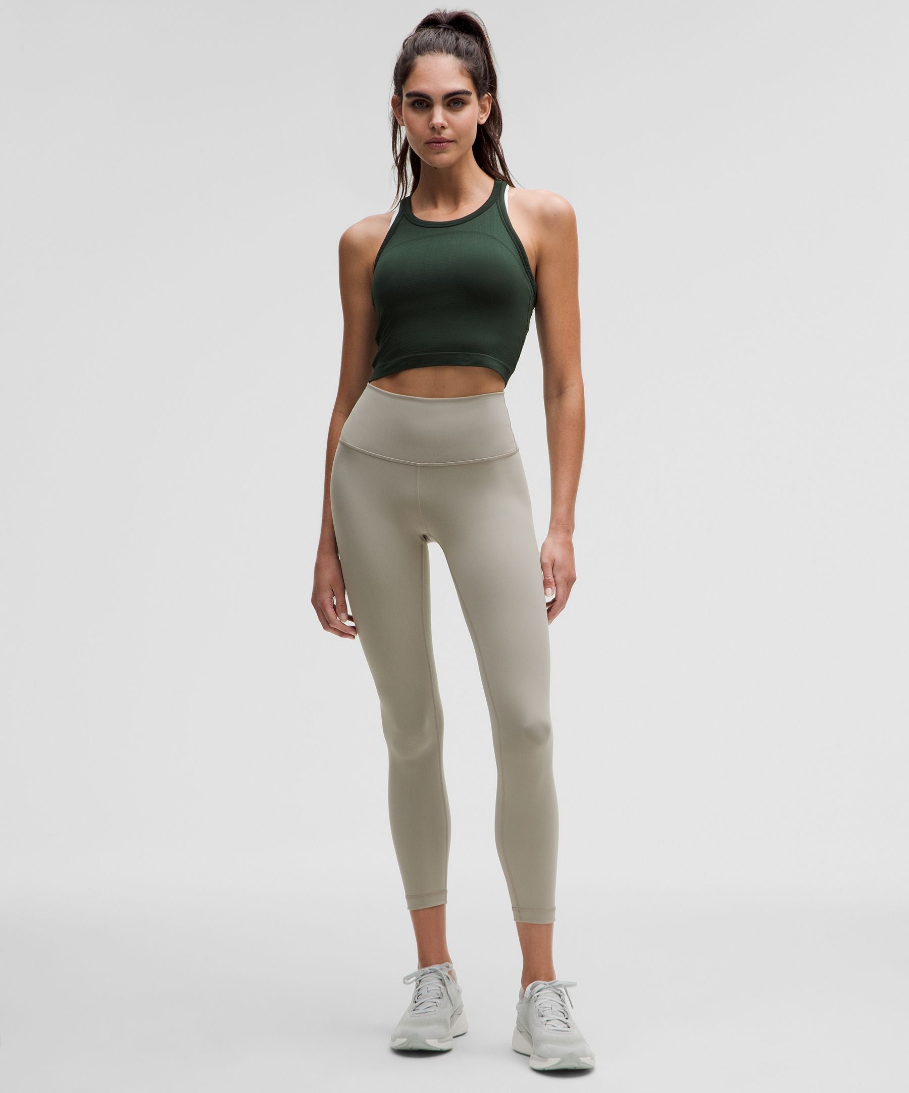 Lululemon Women's Swiftly Tech Cropped Racerback Tank Top 2.0