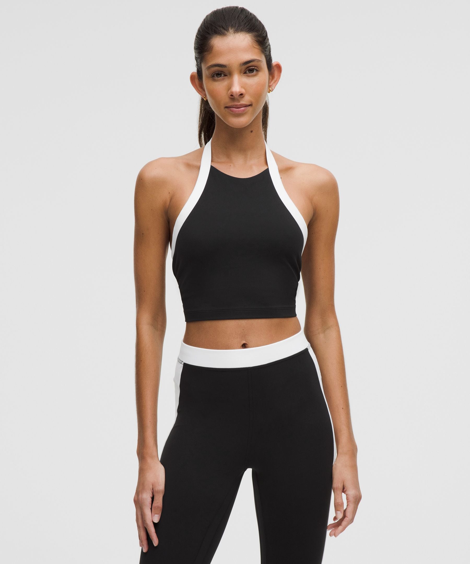 Lululemon Women's Nulu Cropped Halter Tank Top *Light Support, A/B Cup