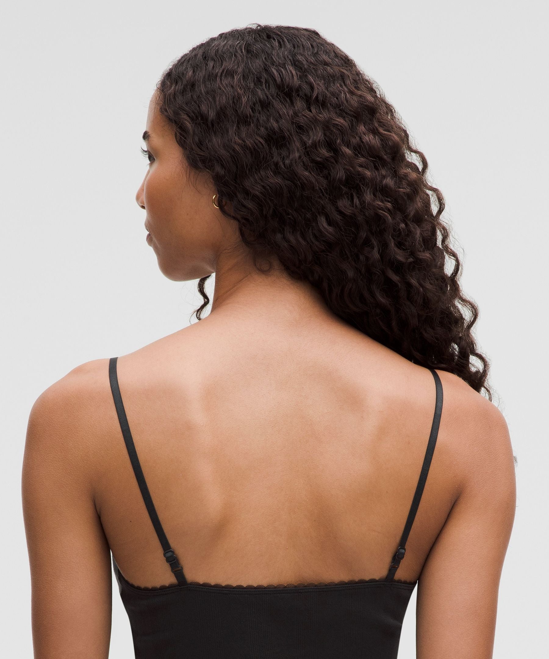 Lululemon Women's Cotton Pointelle Cropped Cami Tank Top