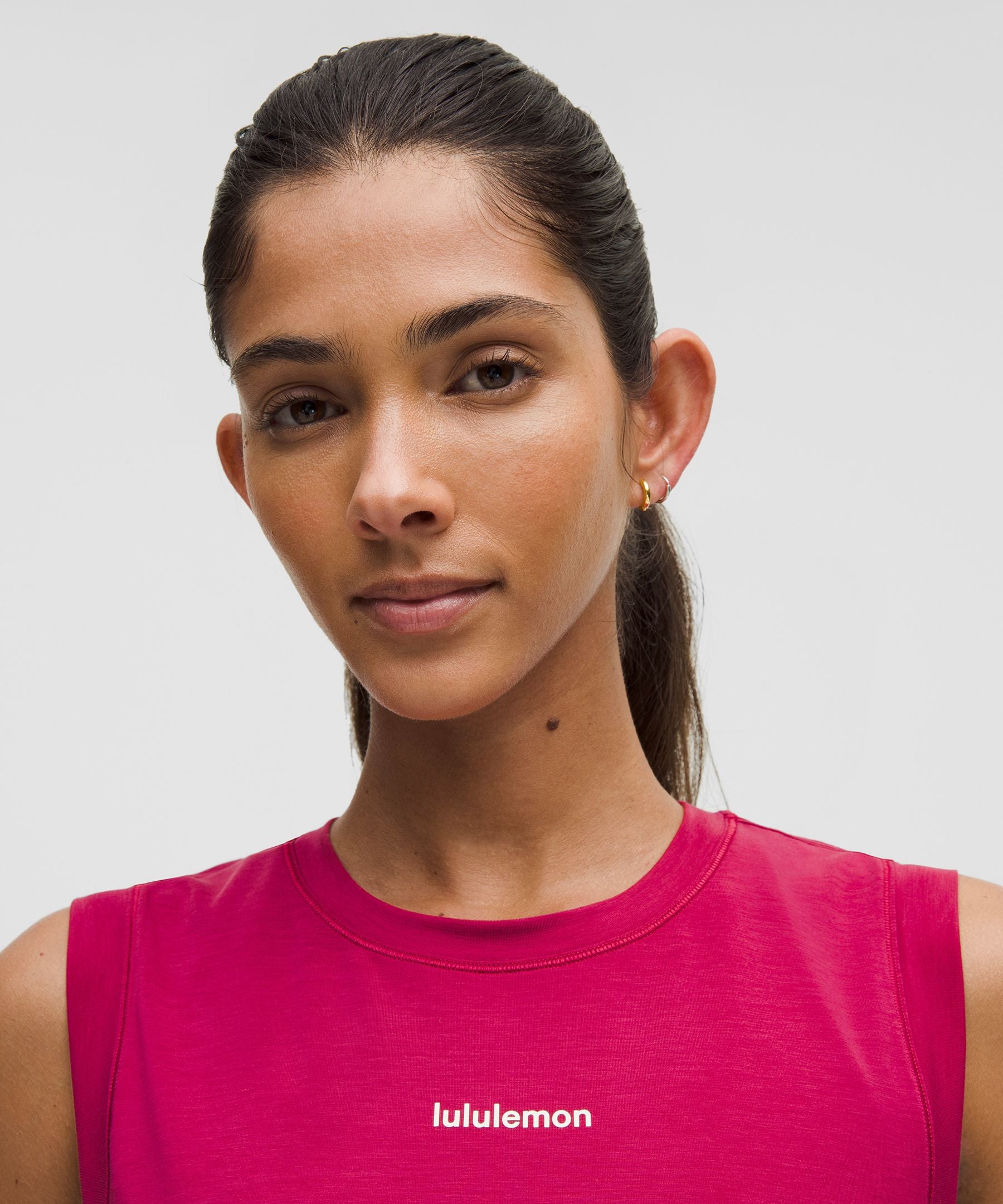 Lululemon Women's Jersey Training Muscle Tank Top Long *Wordmark