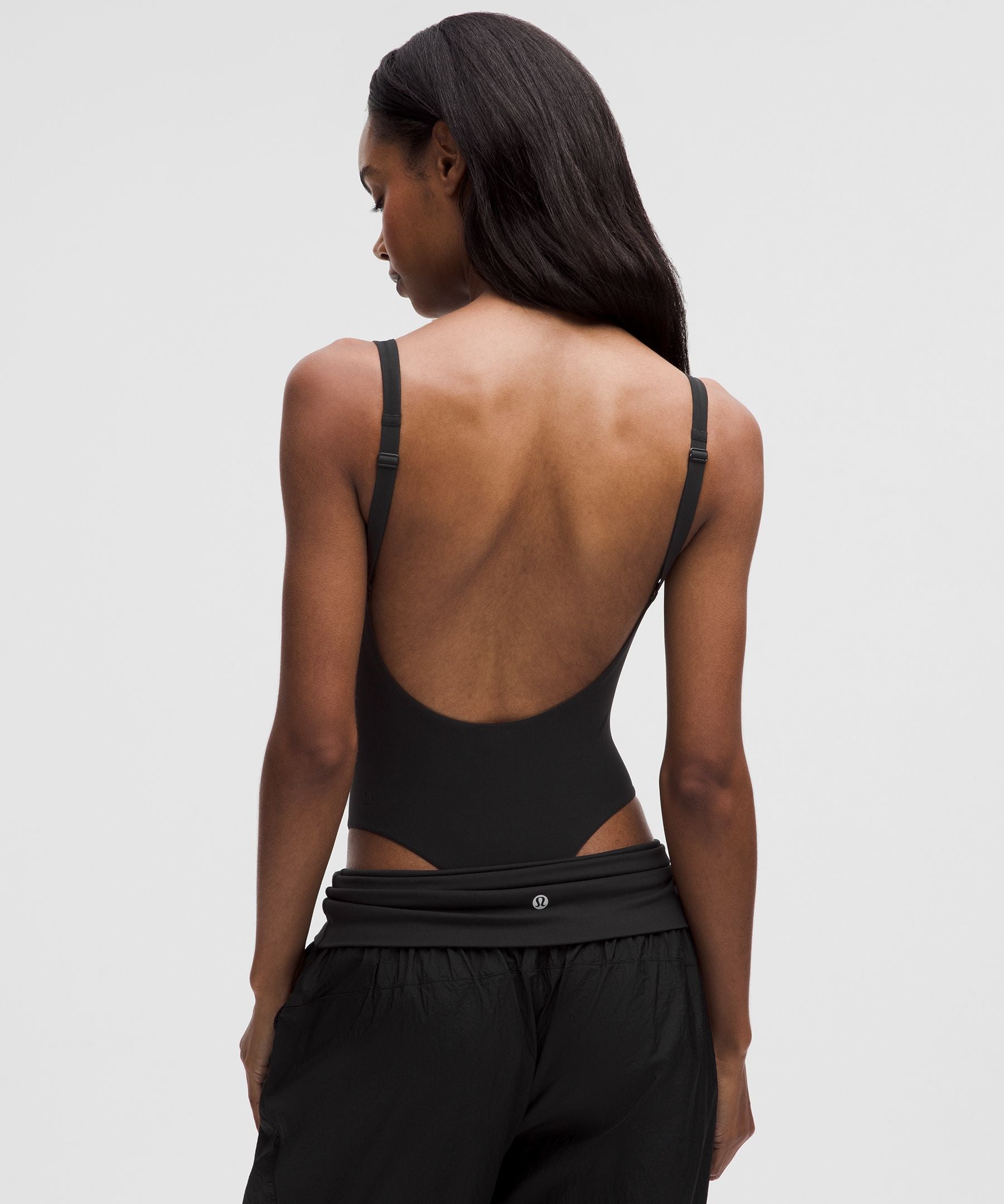 Lululemon Wundermost Ultra-Soft Nulu Mesh Scoop-Back Sleeveless Thong Bodysuit