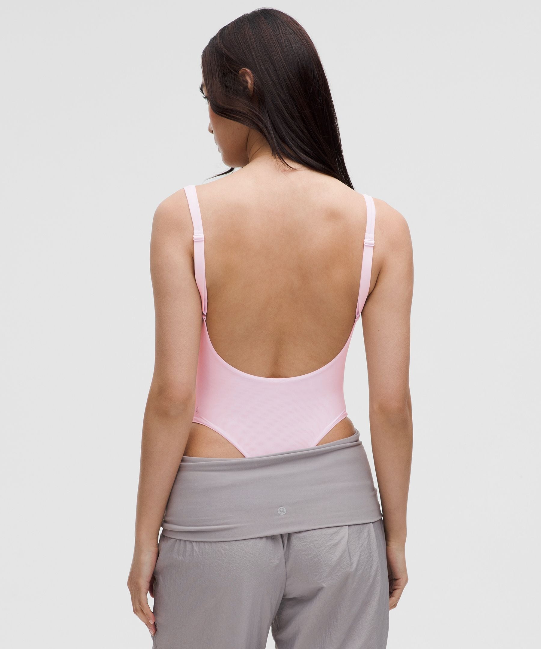 Lululemon Wundermost Ultra-Soft Nulu Mesh Scoop-Back Sleeveless Thong Bodysuit
