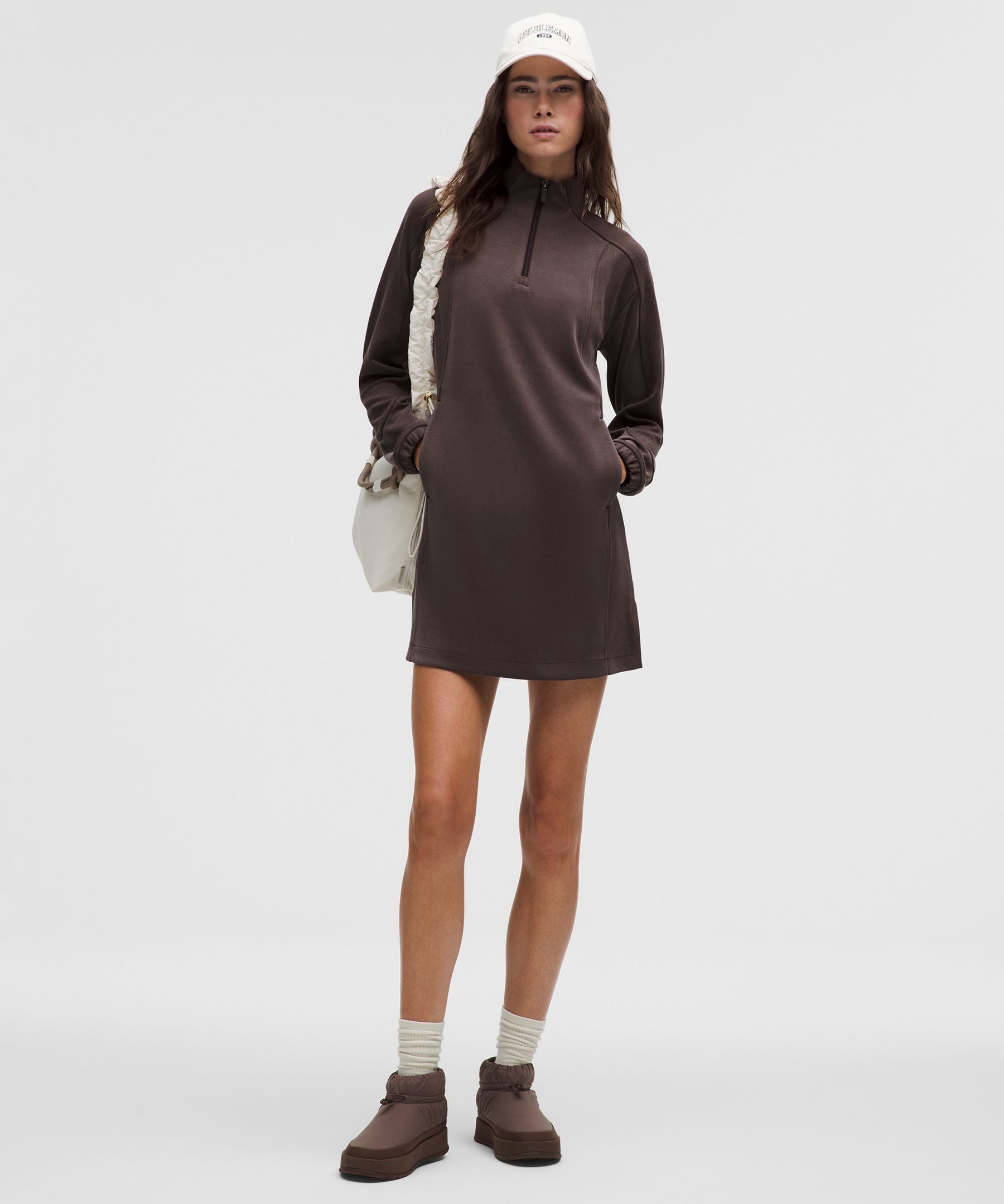 Lululemon Softstreme Half-Zip Mini Dress