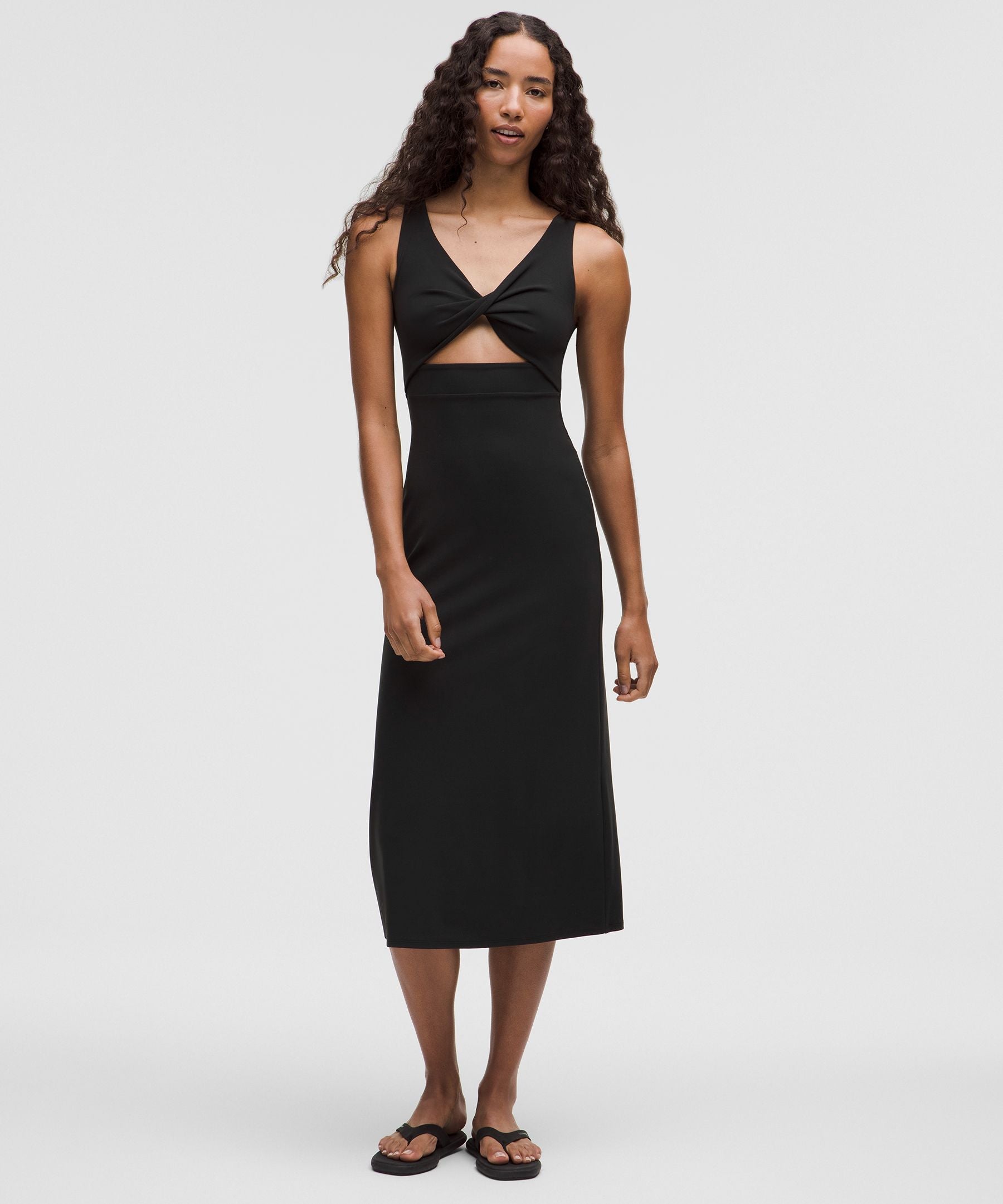 Lululemon Nulu Twist-Front Midi Dress