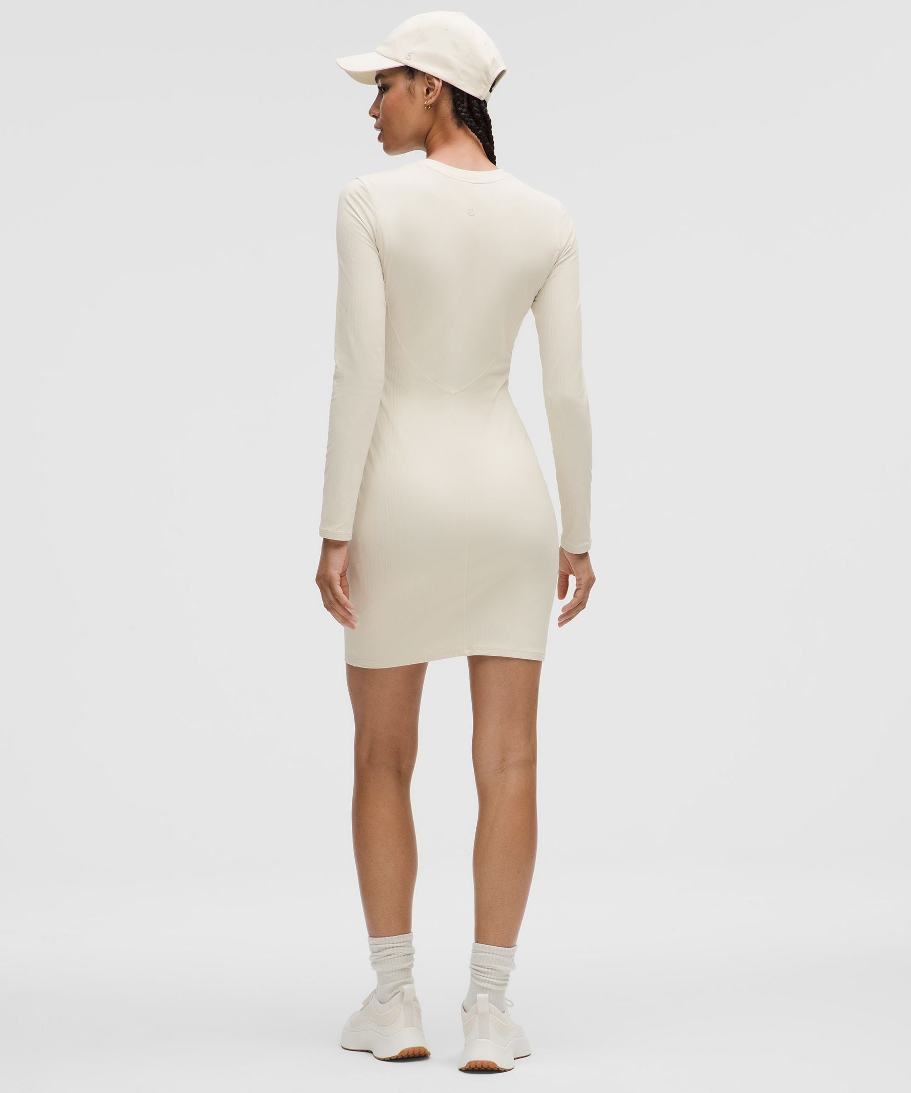Lululemon All Aligned Ribbed Long-Sleeve Henley Dress