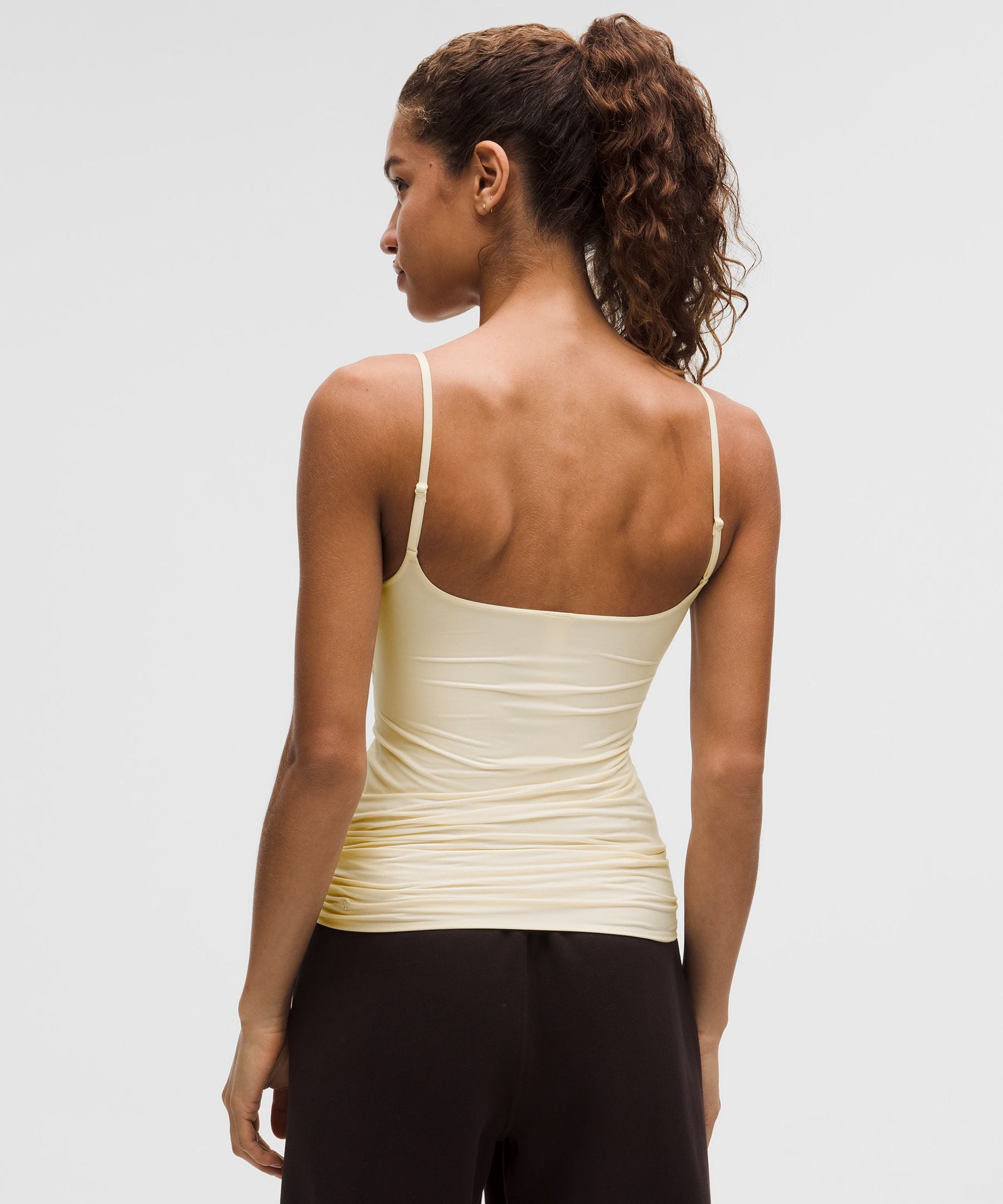 Lululemon Women's Wundermost Ultra-Soft Nulu Spaghetti-Strap Adjustable Long Cami Tank Top