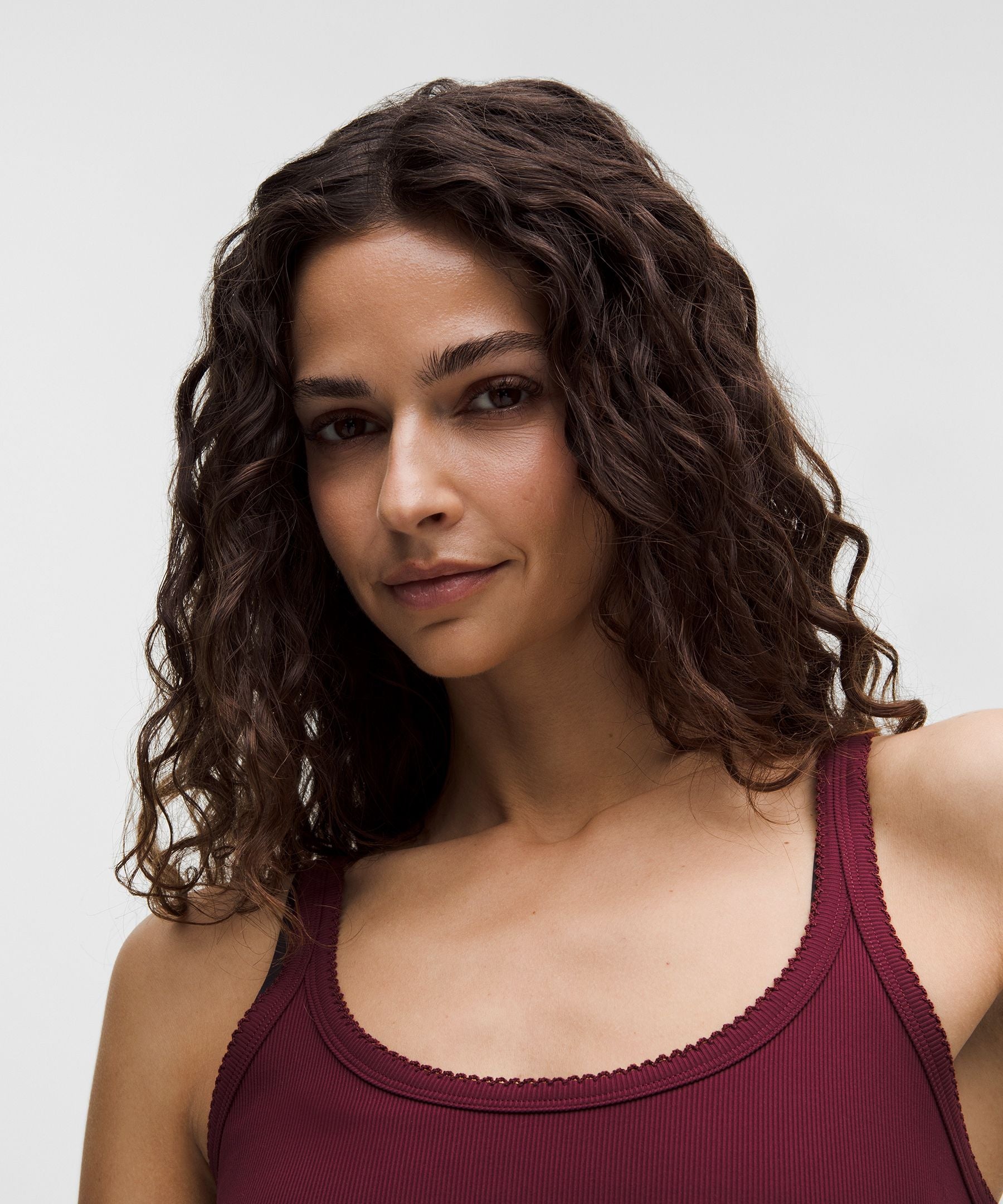 Lululemon Women's Nulu Ribbed Cropped Tank Top *Heart