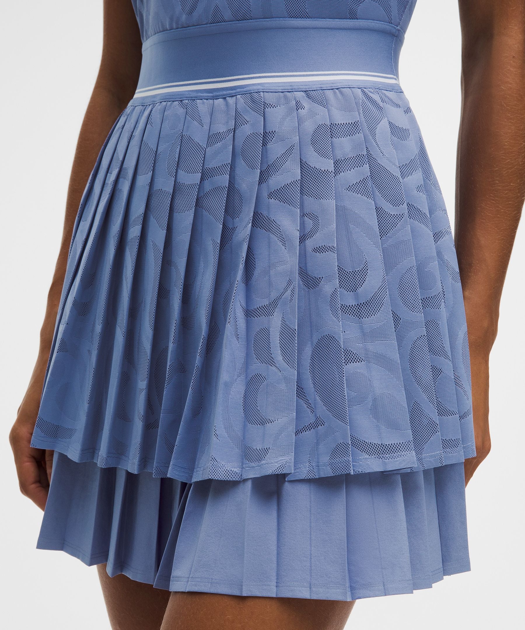Lululemon Paisley-Mesh Pleated Tennis Dress