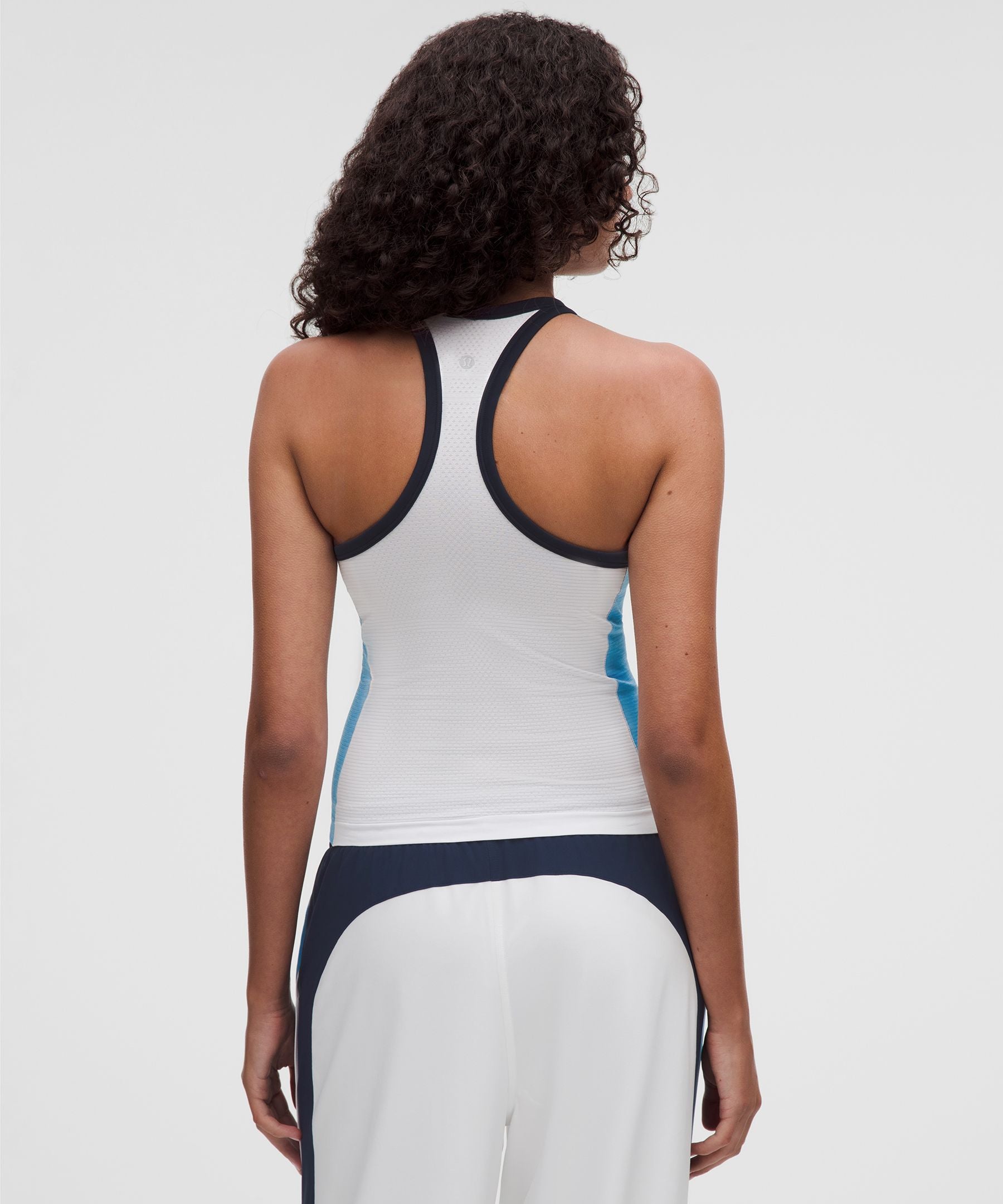 Lululemon Women's Swiftly Tech Racerback Tank Top 2.0 Waist Length *Colourblock