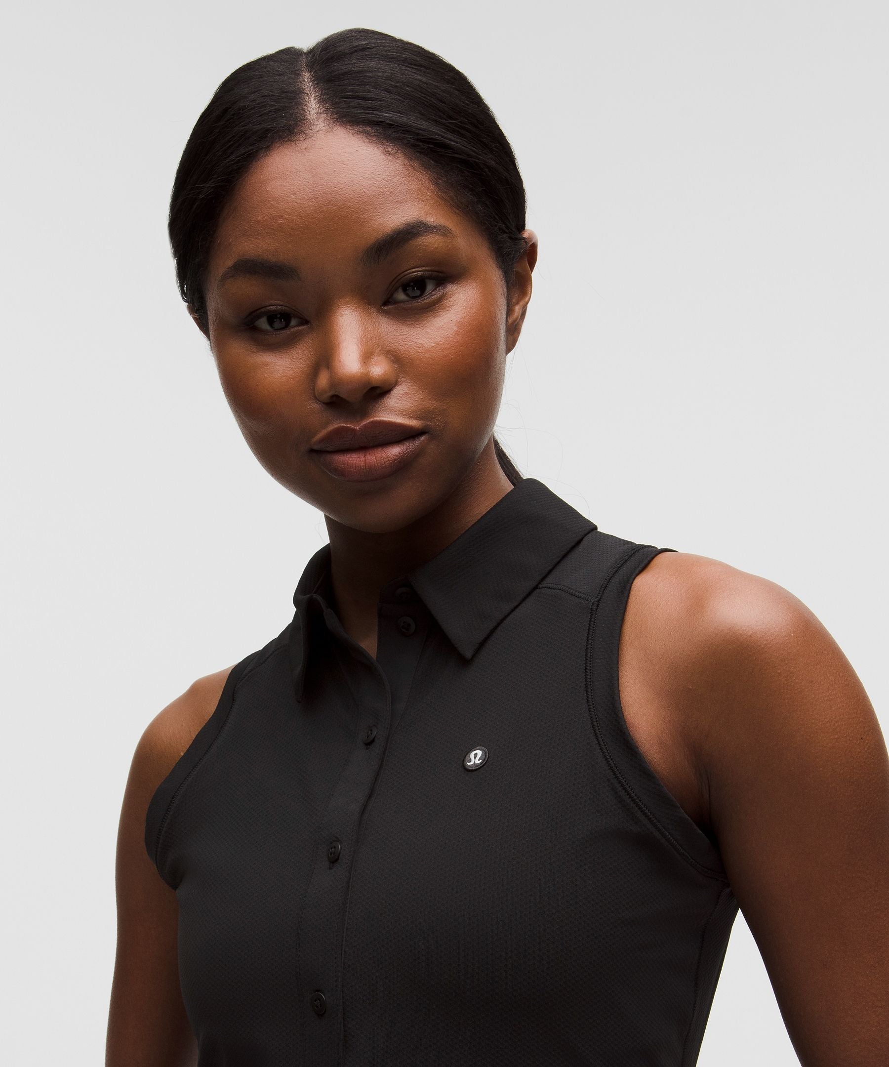 Lululemon Quick-Dry Sleeveless Polo Shirt *Straight Hem