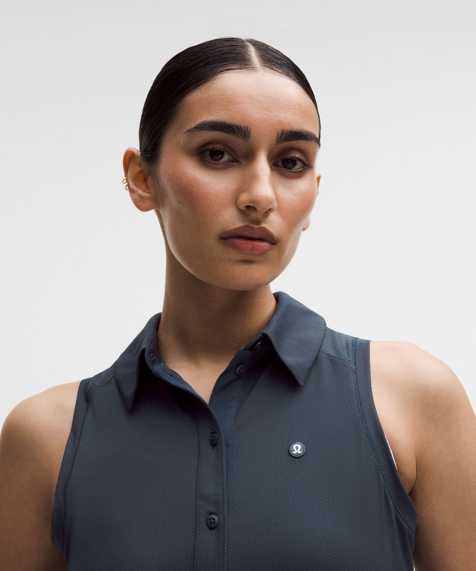 Lululemon Quick-Dry Sleeveless Polo Shirt *Straight Hem