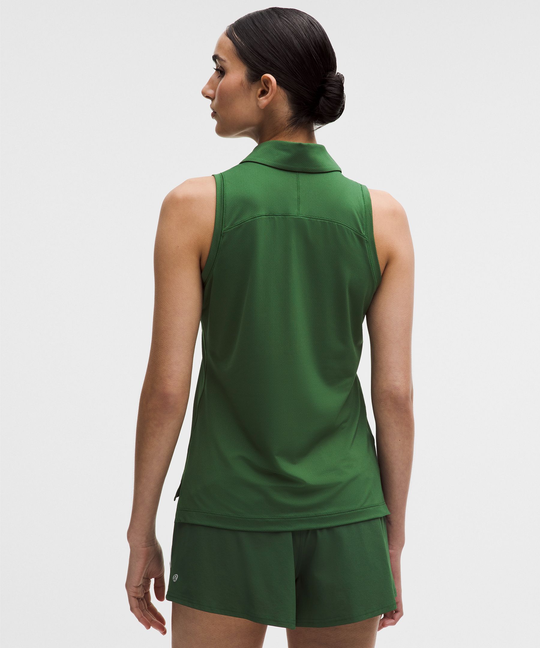 Lululemon Quick-Dry Sleeveless Polo Shirt *Straight Hem