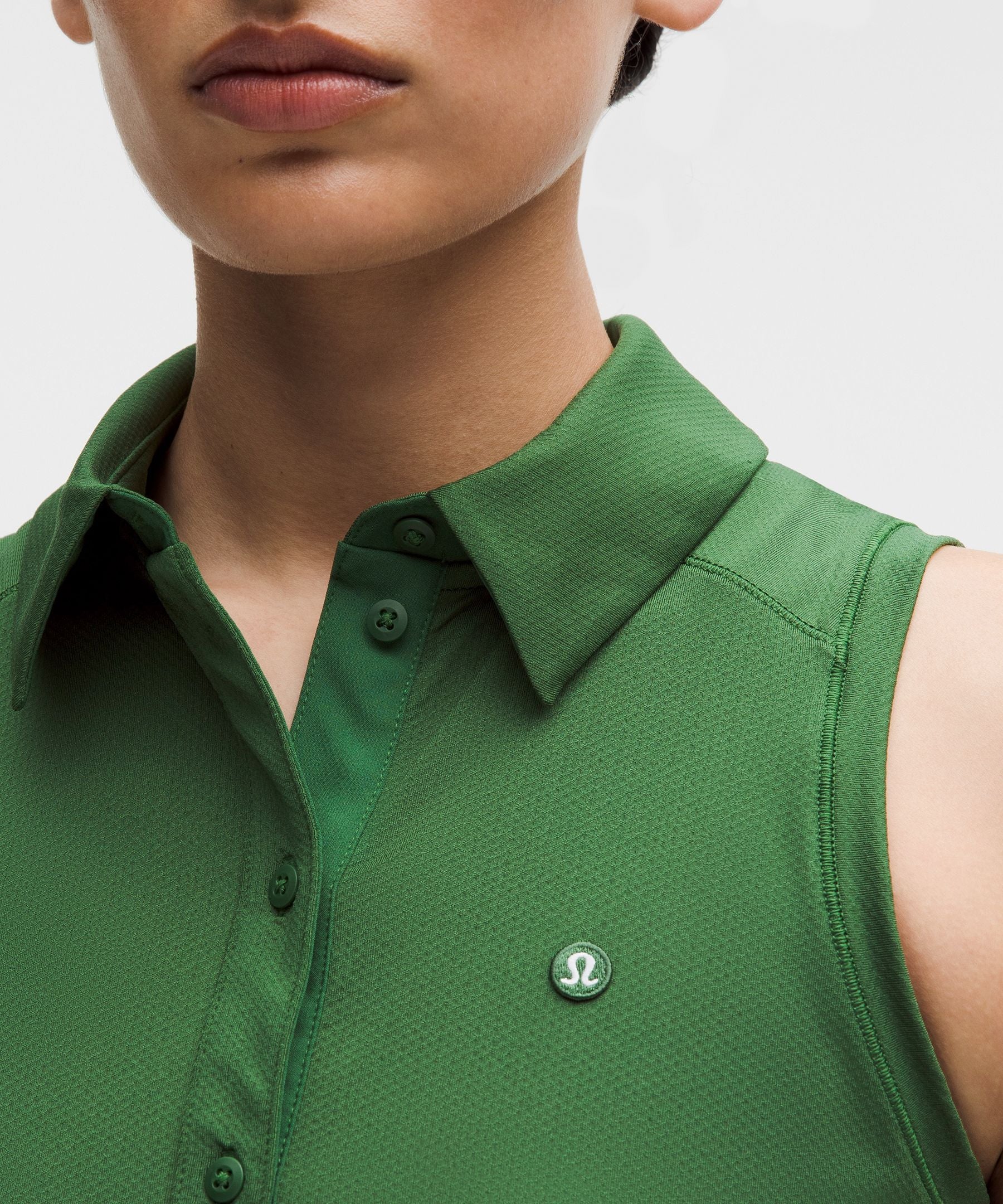 Lululemon Quick-Dry Sleeveless Polo Shirt *Straight Hem