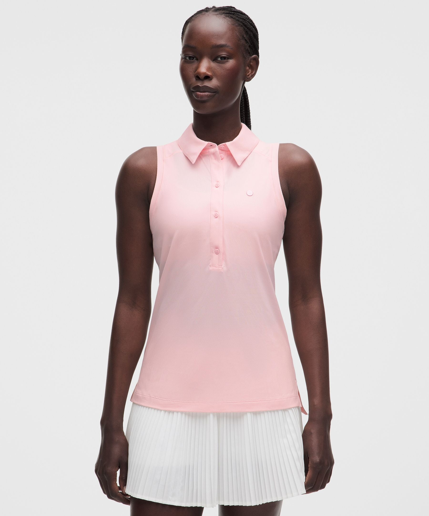 Lululemon Quick-Dry Sleeveless Polo Shirt *Straight Hem
