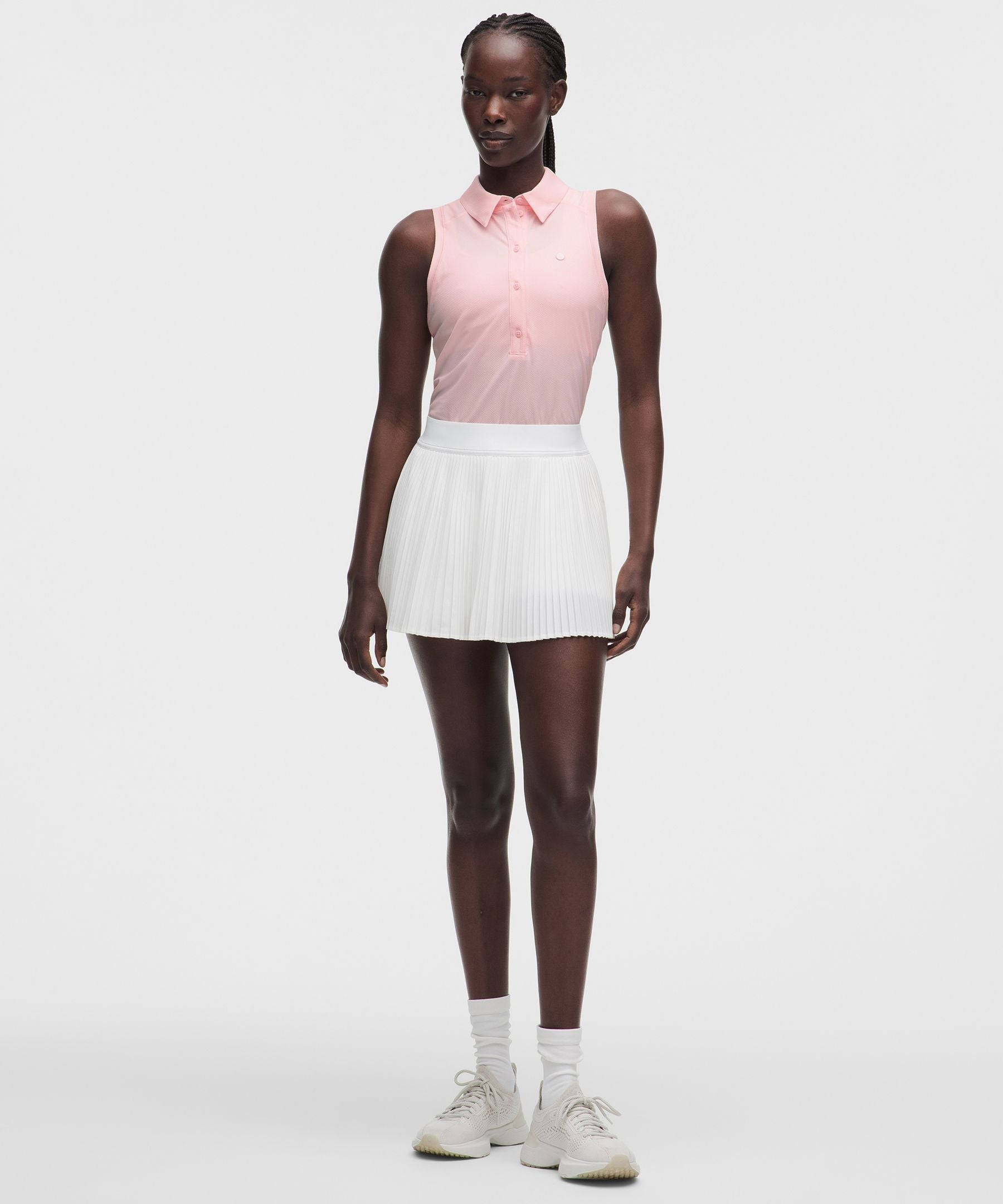 Lululemon Quick-Dry Sleeveless Polo Shirt *Straight Hem
