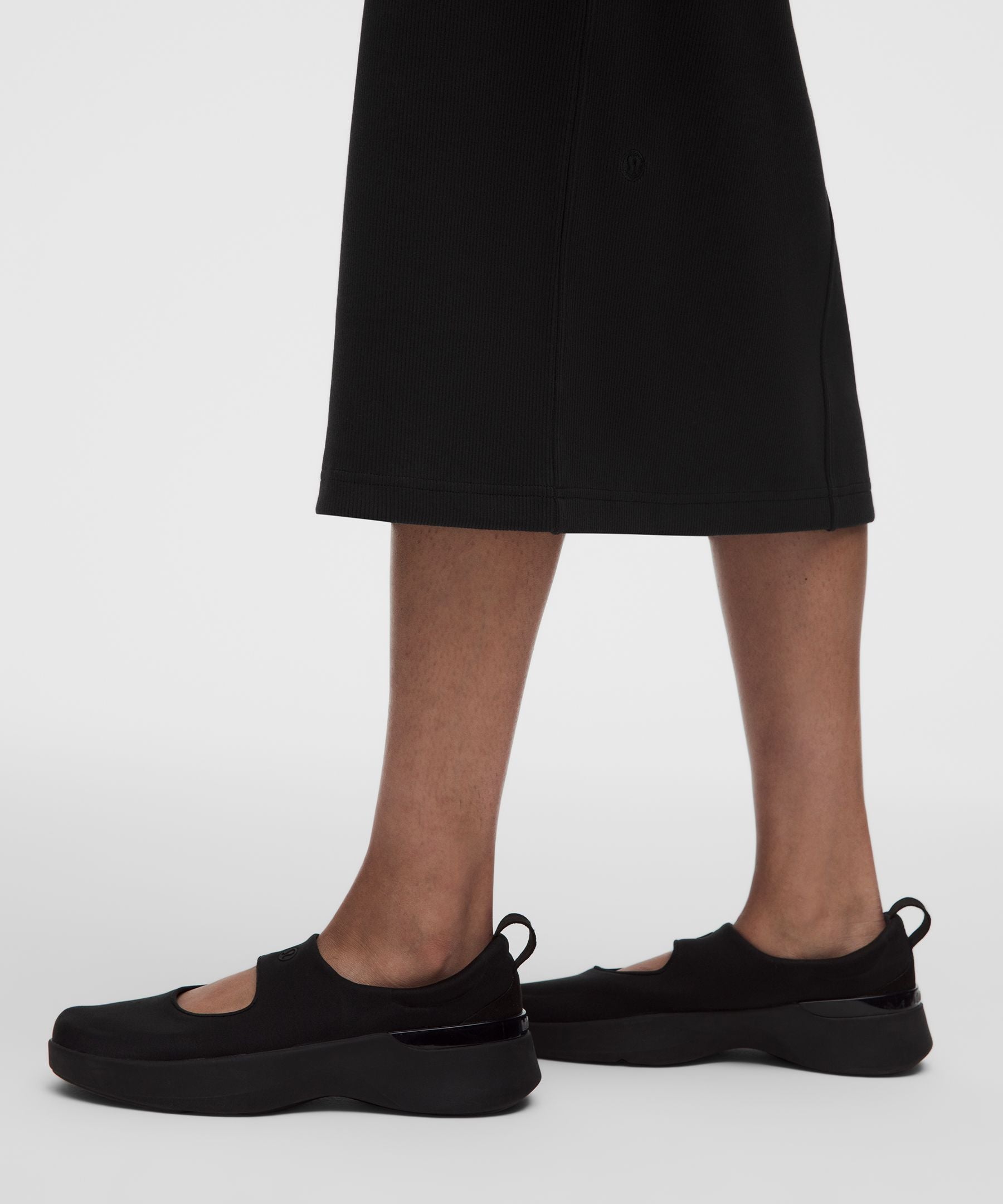 Lululemon Ribbed Heavyweight Cotton Midi Dress