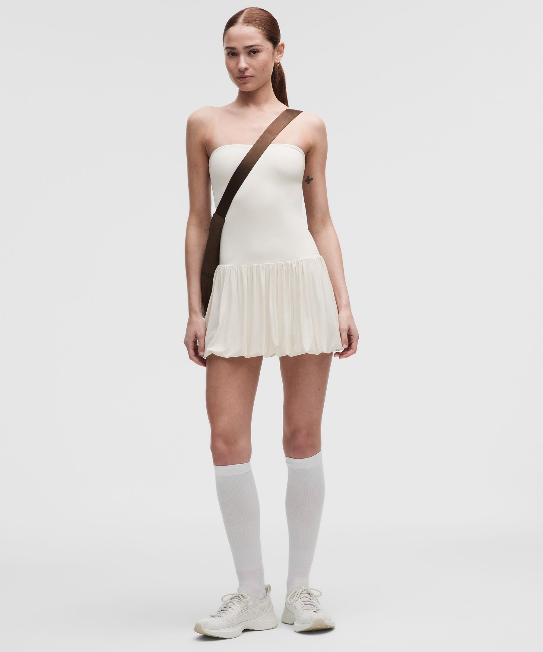Lululemon 2-in-1 Bubble-Hem Mini Dress
