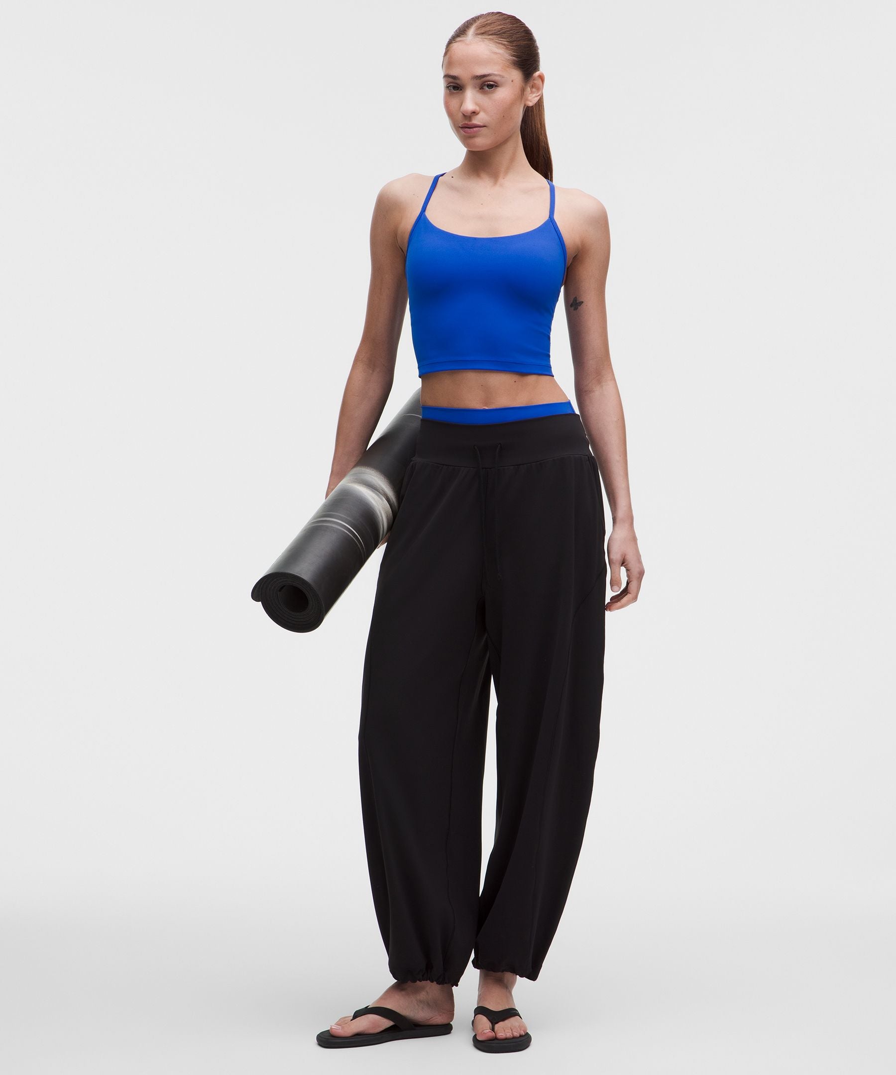 Lululemon Women's Flow Y Cropped Tank Top *Light Support, B/C Cup