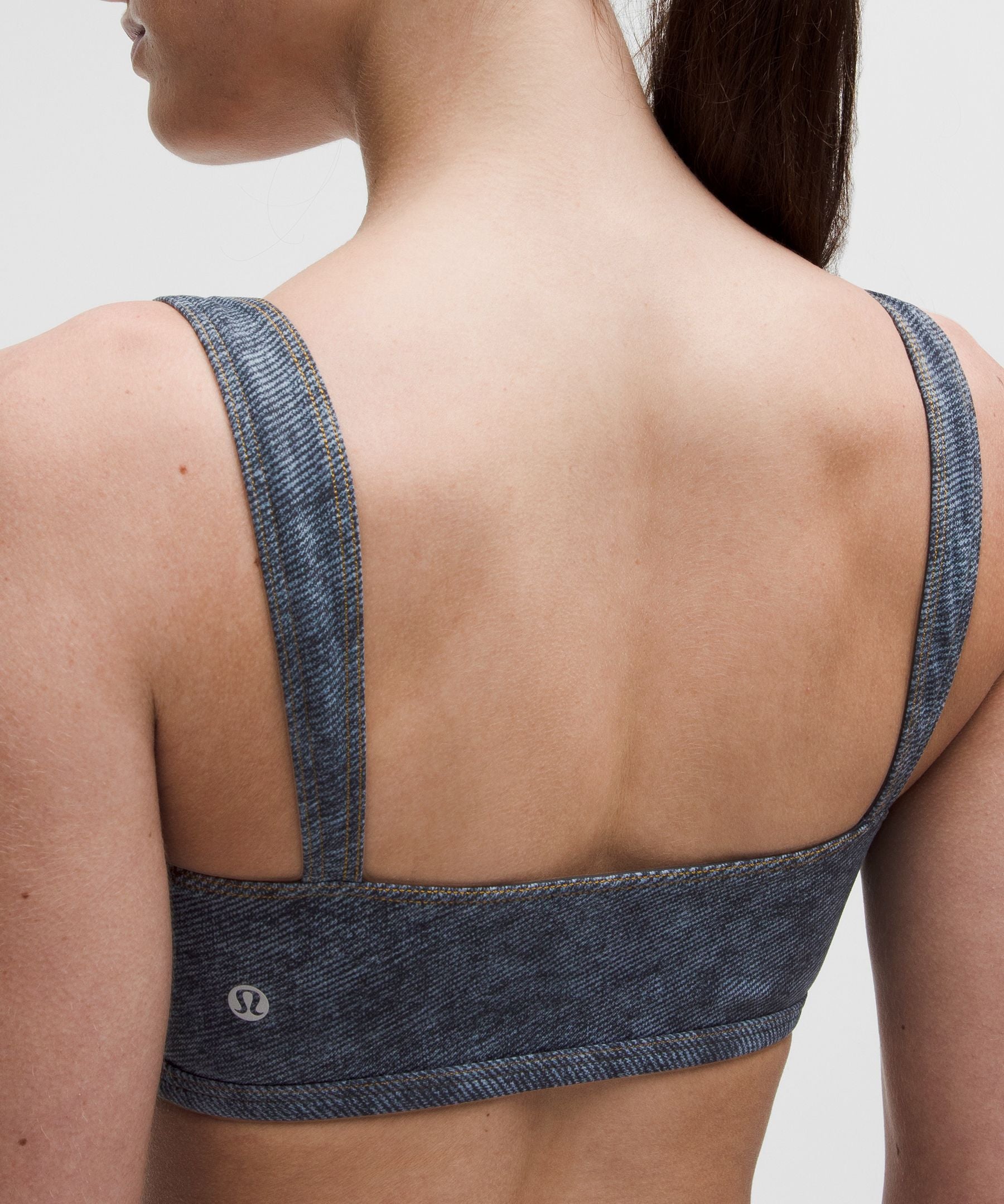 Lululemon Everlux Sweetheart Bra Light Support, A/B Cup *Denim Dreams Set