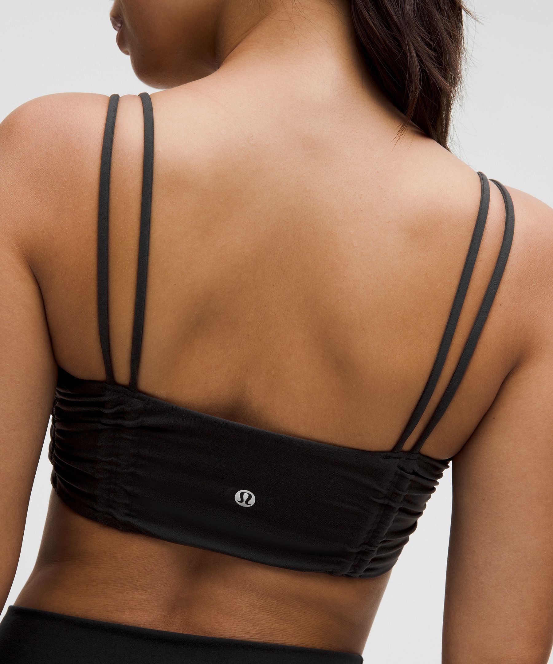 Lululemon Ruched Yoga Bra Shimmer *Light Support, A/B Cup
