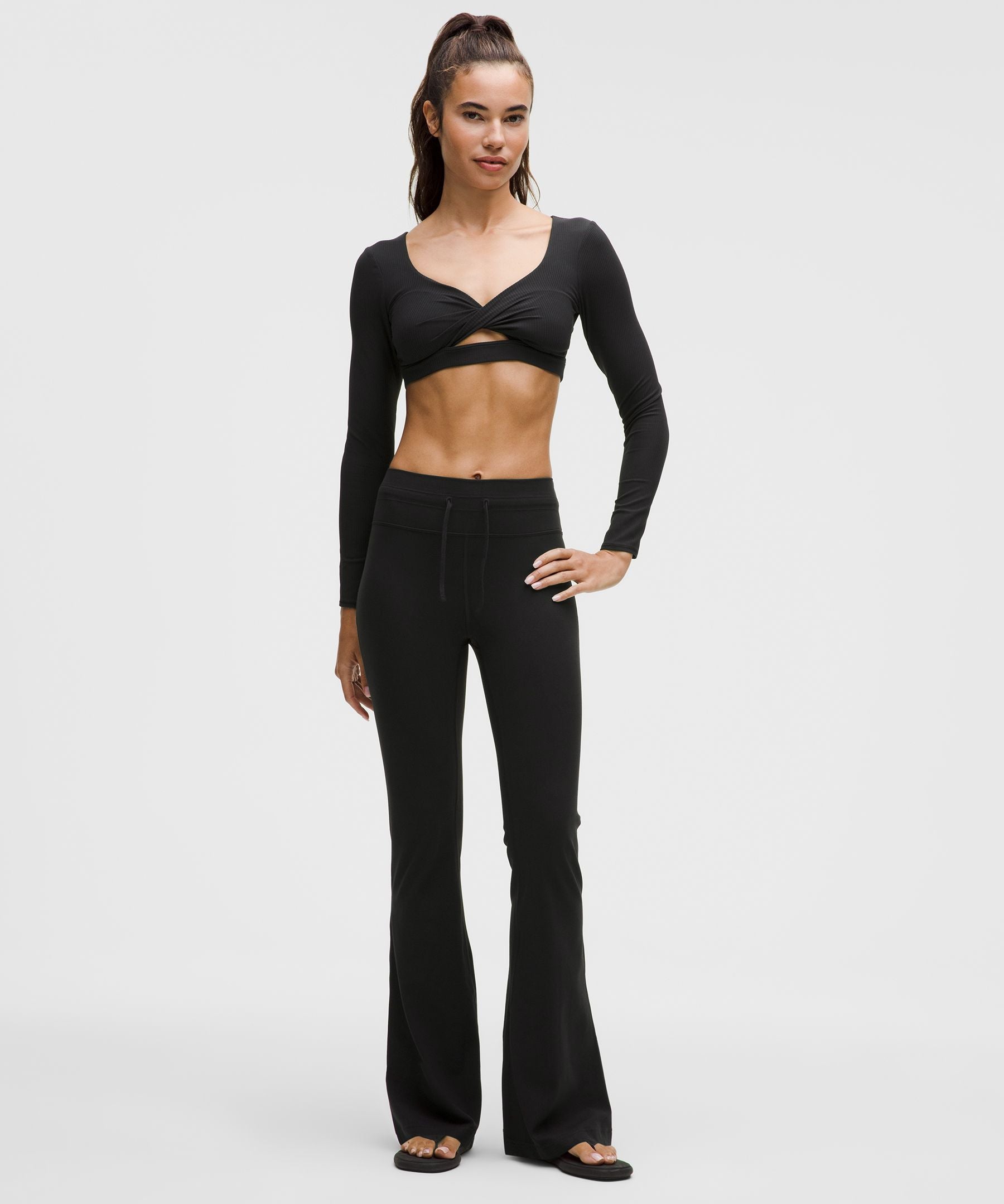 Lululemon Ribbed Nulu Long-Sleeve Bra Top *Light Support, B/C Cup