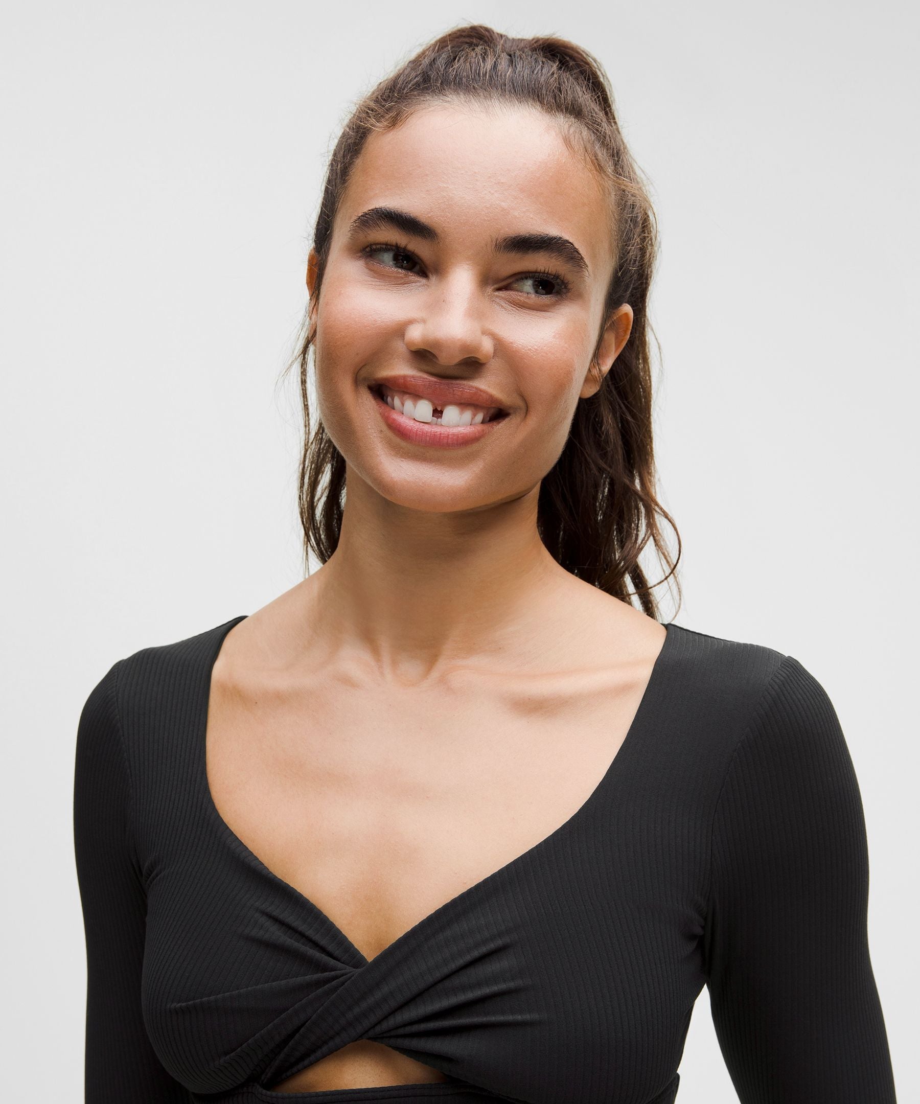 Lululemon Ribbed Nulu Long-Sleeve Bra Top *Light Support, B/C Cup