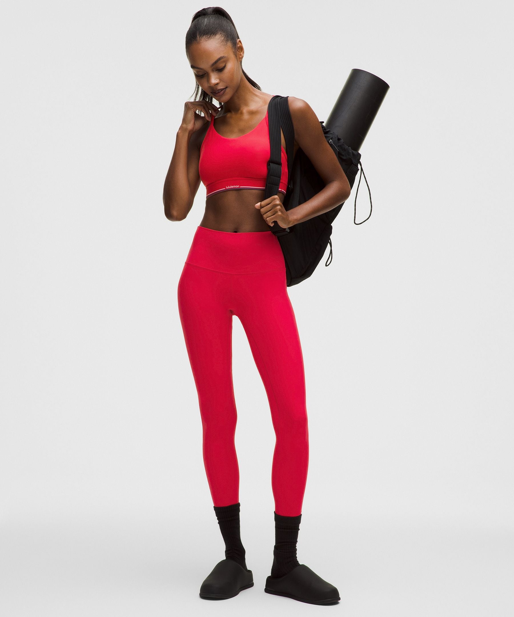 Lululemon Flow Y Mid-Support Bra Logo *B/C Cup