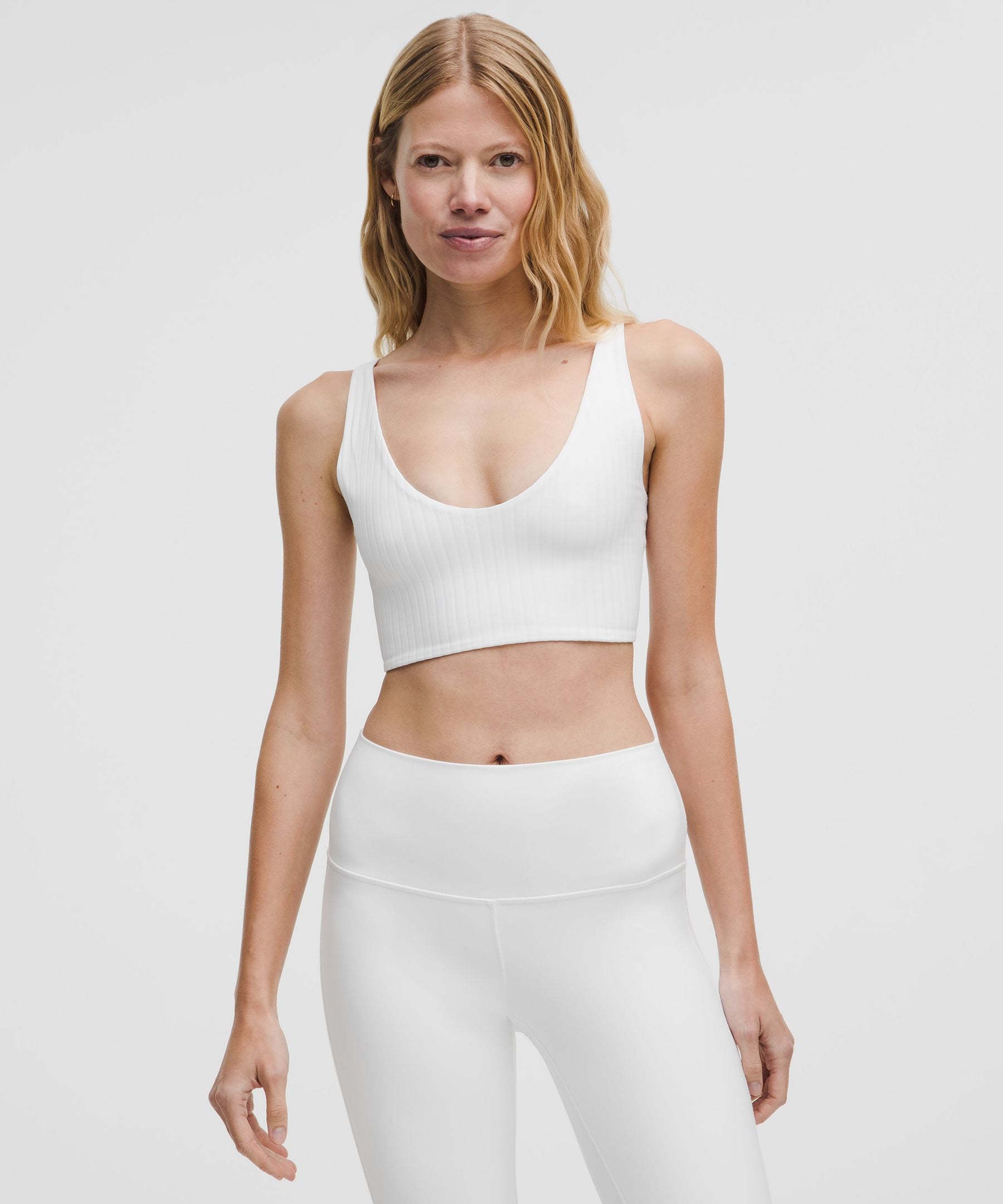 Lululemon Bend This Ribbed Scoop and Square Bra *Light Support, A-C Cups