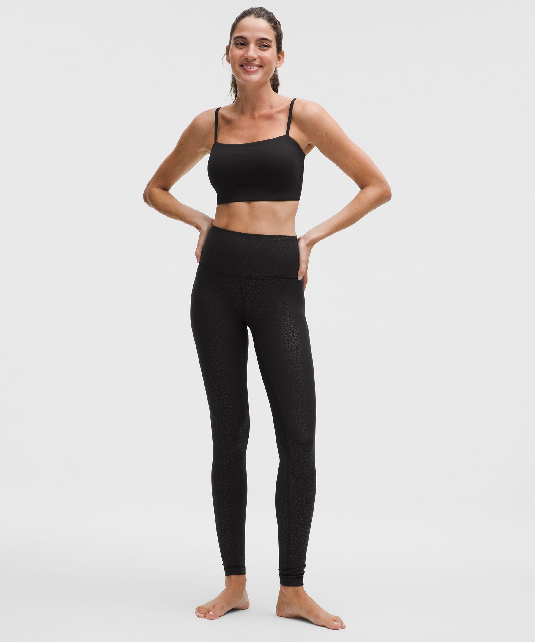 Lululemon Nulu Paisley Lace-Back Yoga Bra *Light Support, B/C Cup