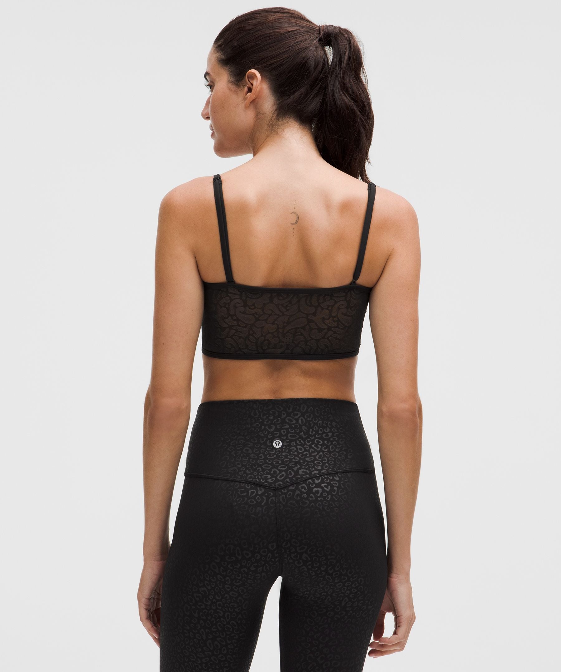 Lululemon Nulu Paisley Lace-Back Yoga Bra *Light Support, B/C Cup