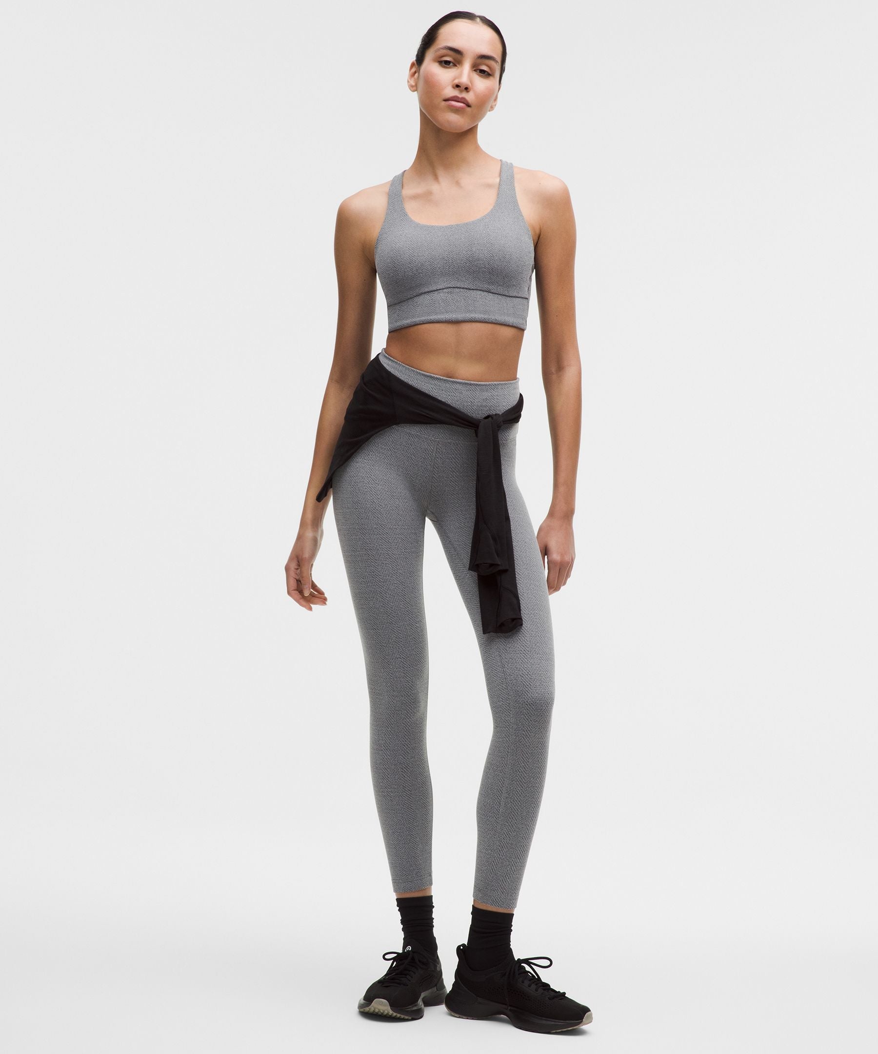 Lululemon lululemon Energy Longline Bra Evolve Herringbone *Medium Support, B–D Cups