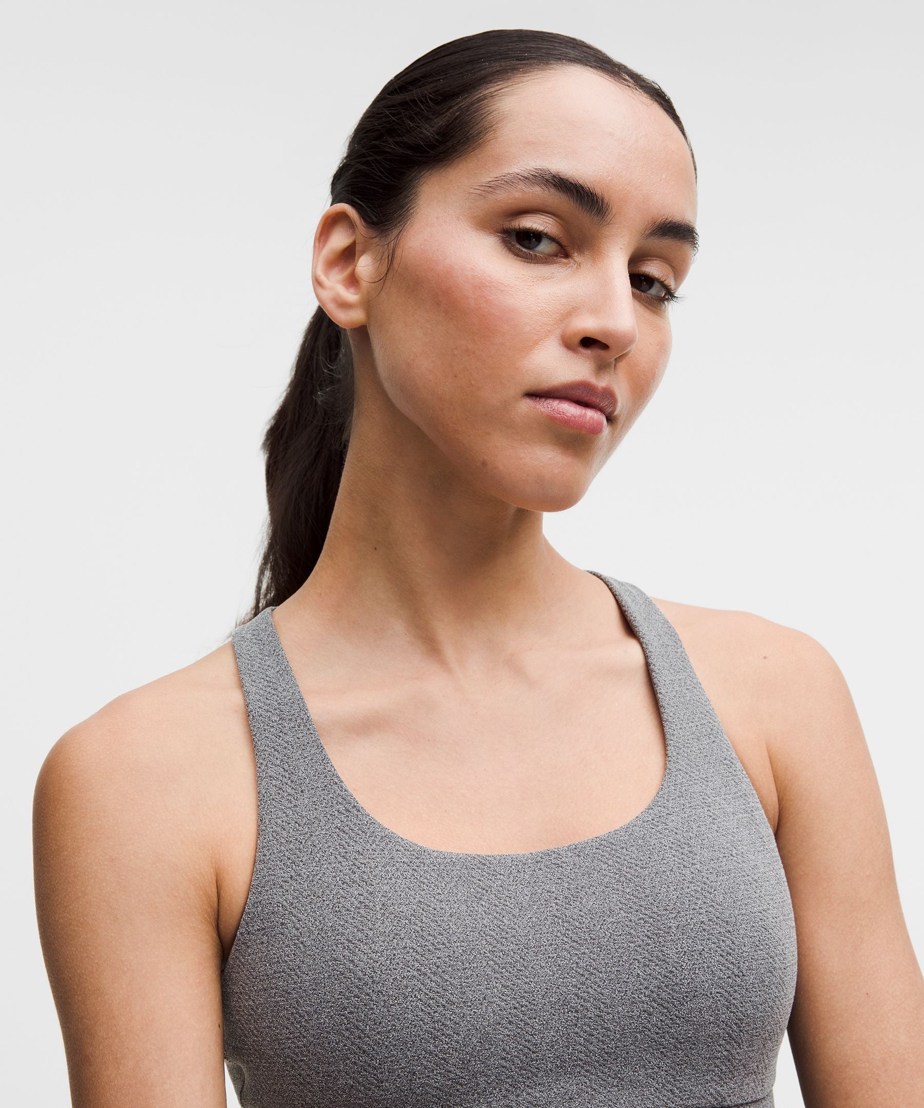 Lululemon lululemon Energy Longline Bra Evolve Herringbone *Medium Support, B–D Cups