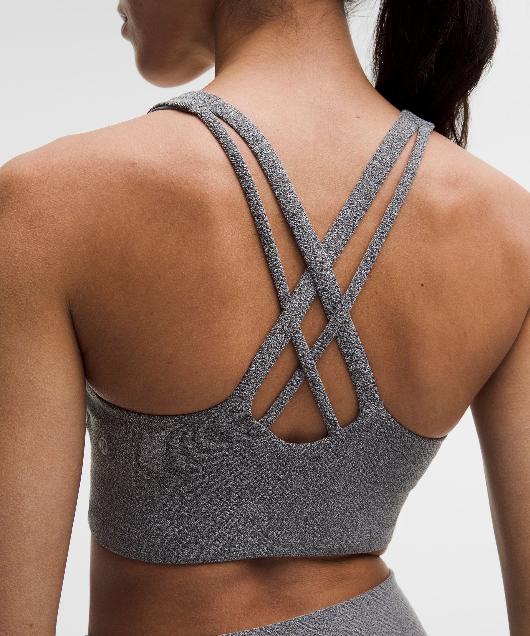 Lululemon lululemon Energy Longline Bra Evolve Herringbone *Medium Support, B–D Cups