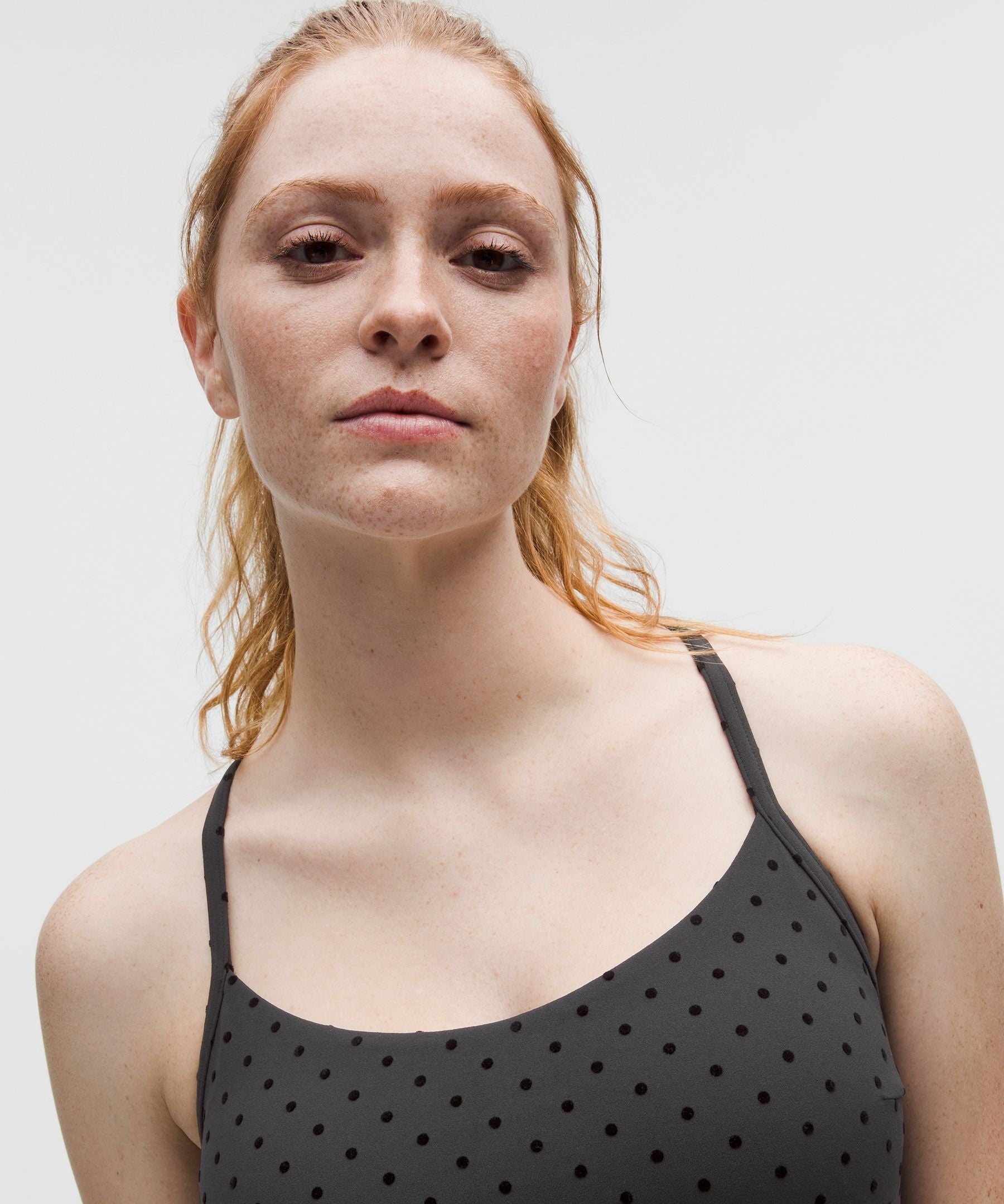 Lululemon Flow Y Bra Light Support, C/D Cup Evolve *Flocked