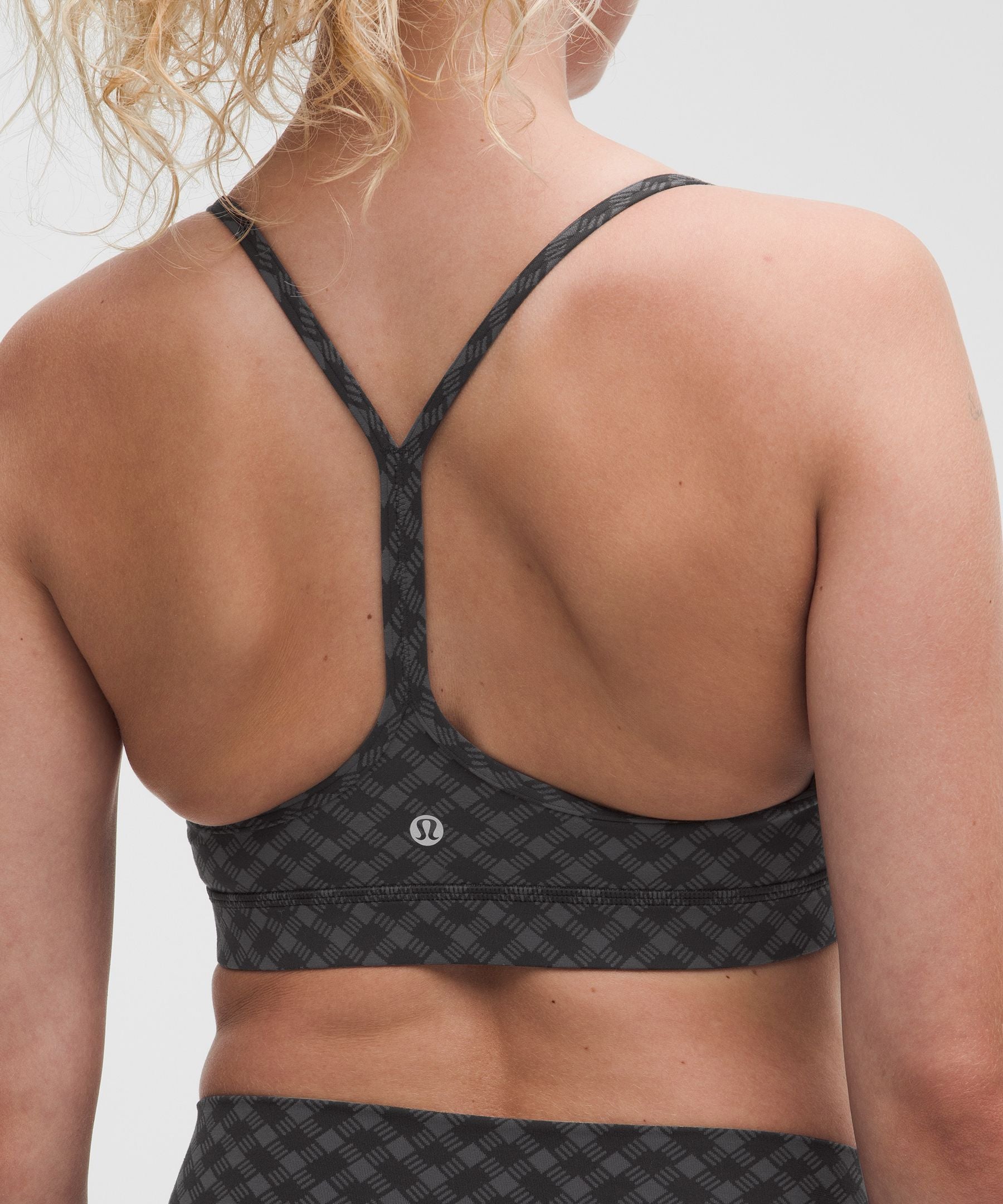 Lululemon Flow Y Bra Nulu Light Support, A–C Cups *Jacquard