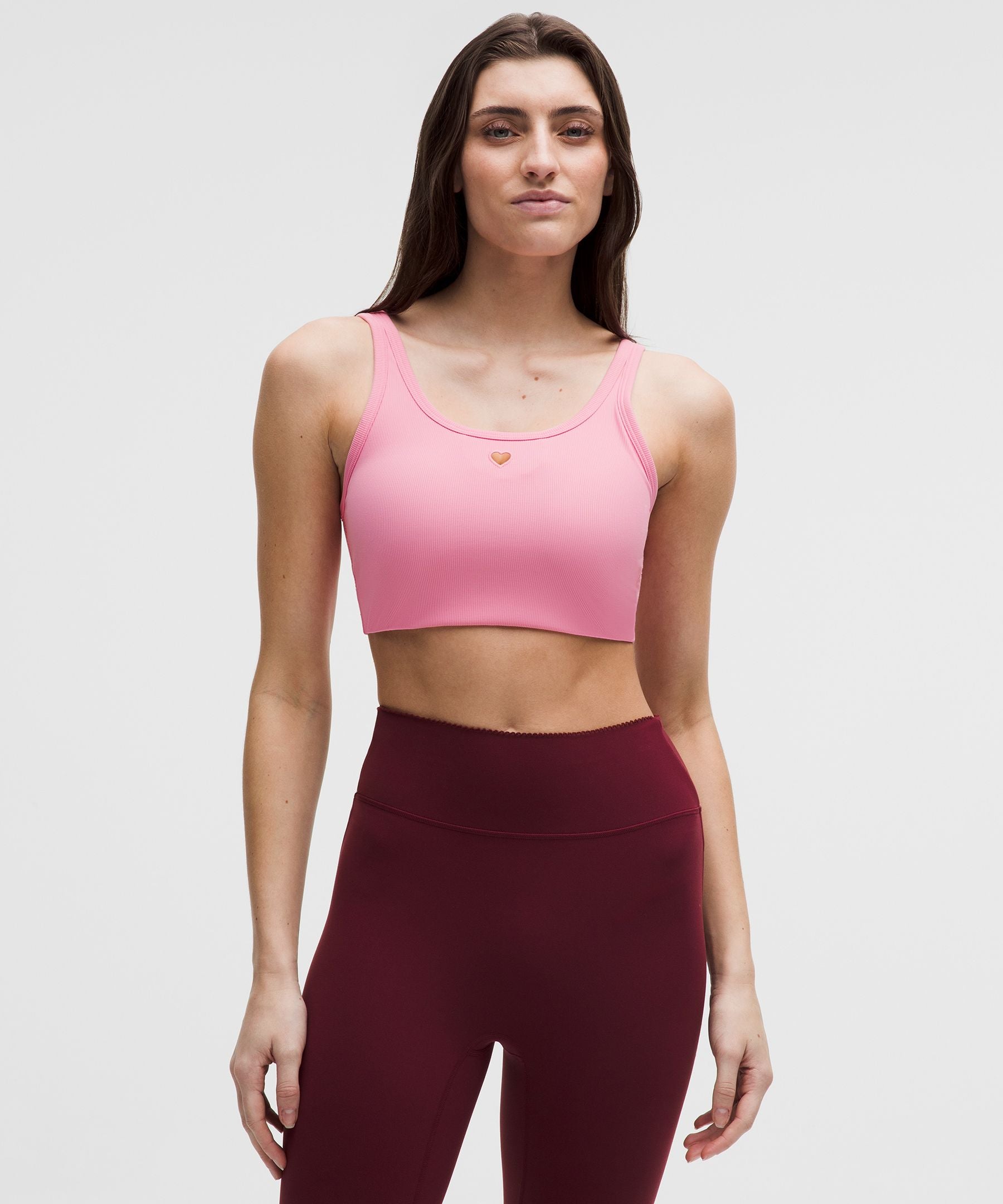 Lululemon Nulu Ribbed Scoop-Neck Bra Light Support, B/C Cup *Heart