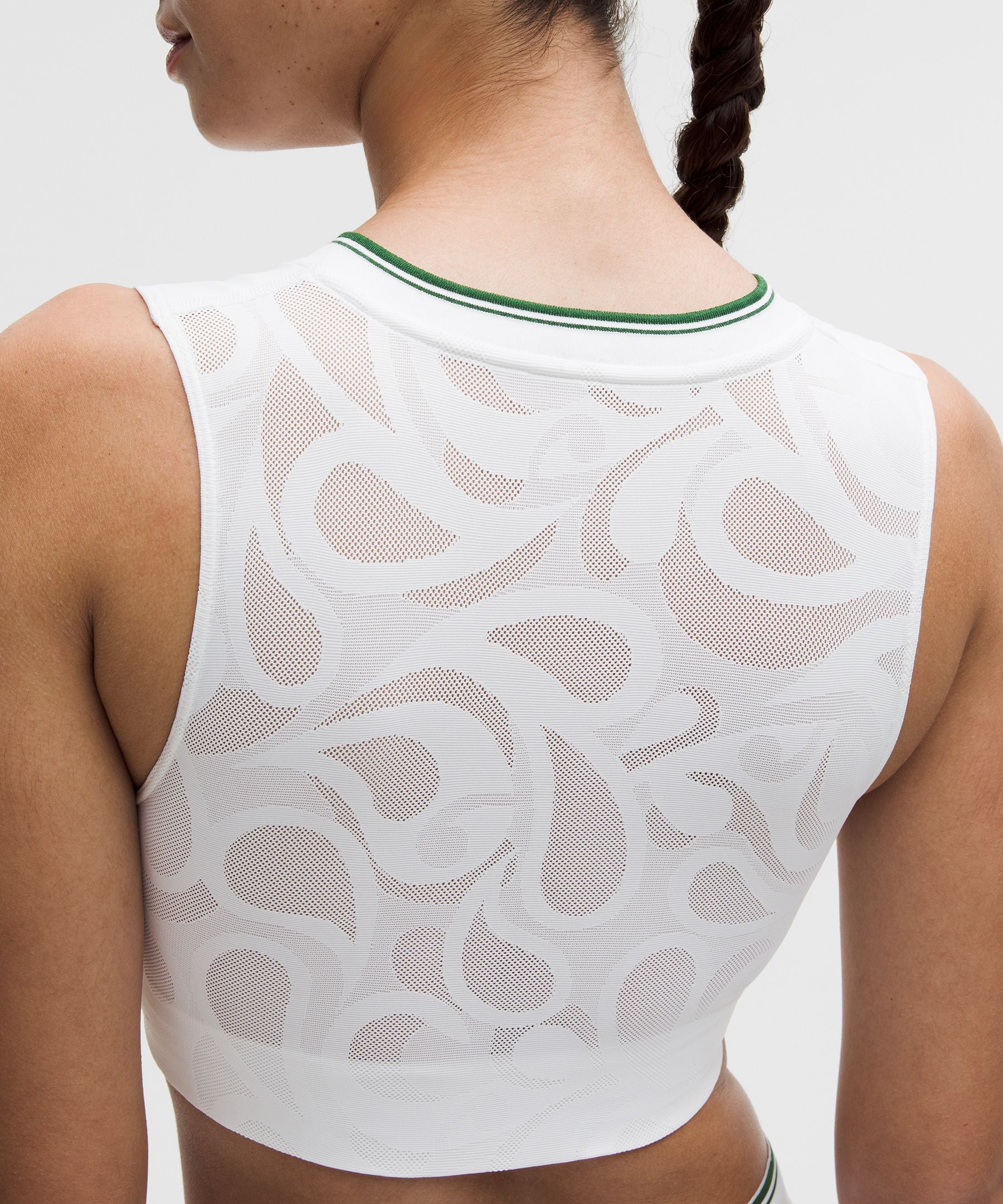 Lululemon Paisley Mesh-Back V-Neck Longline Tennis Bra *Medium Support, B/C Cup