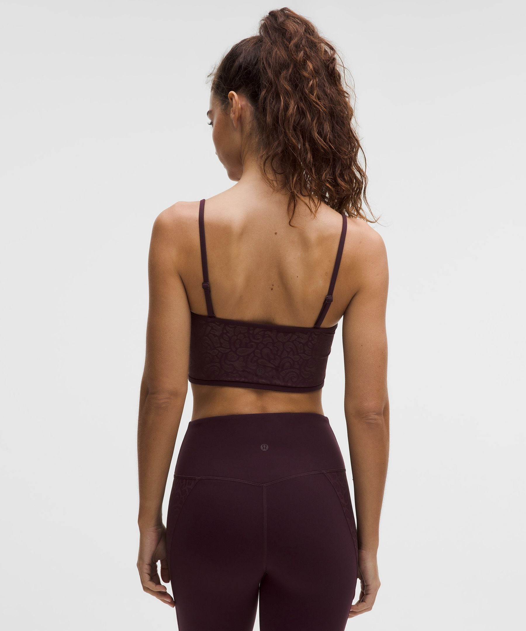 Lululemon Nulu Paisley Lace-Back Yoga Bra *Light Support, B/C Cup