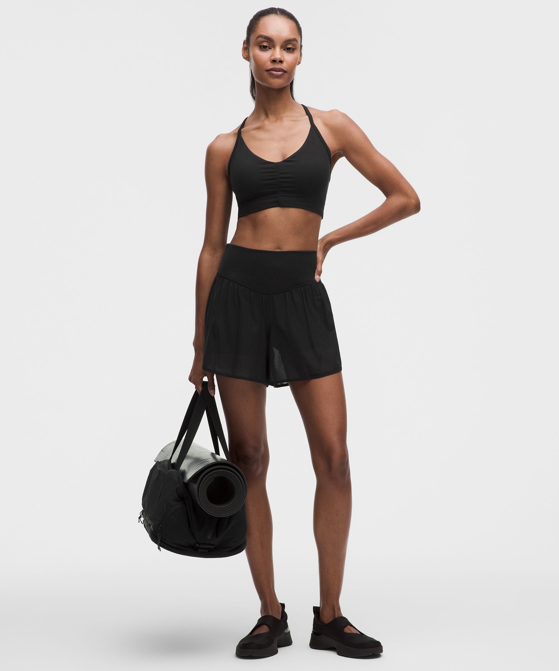 Lululemon Flow Y Ruched Bra *Light Support, B/C Cup