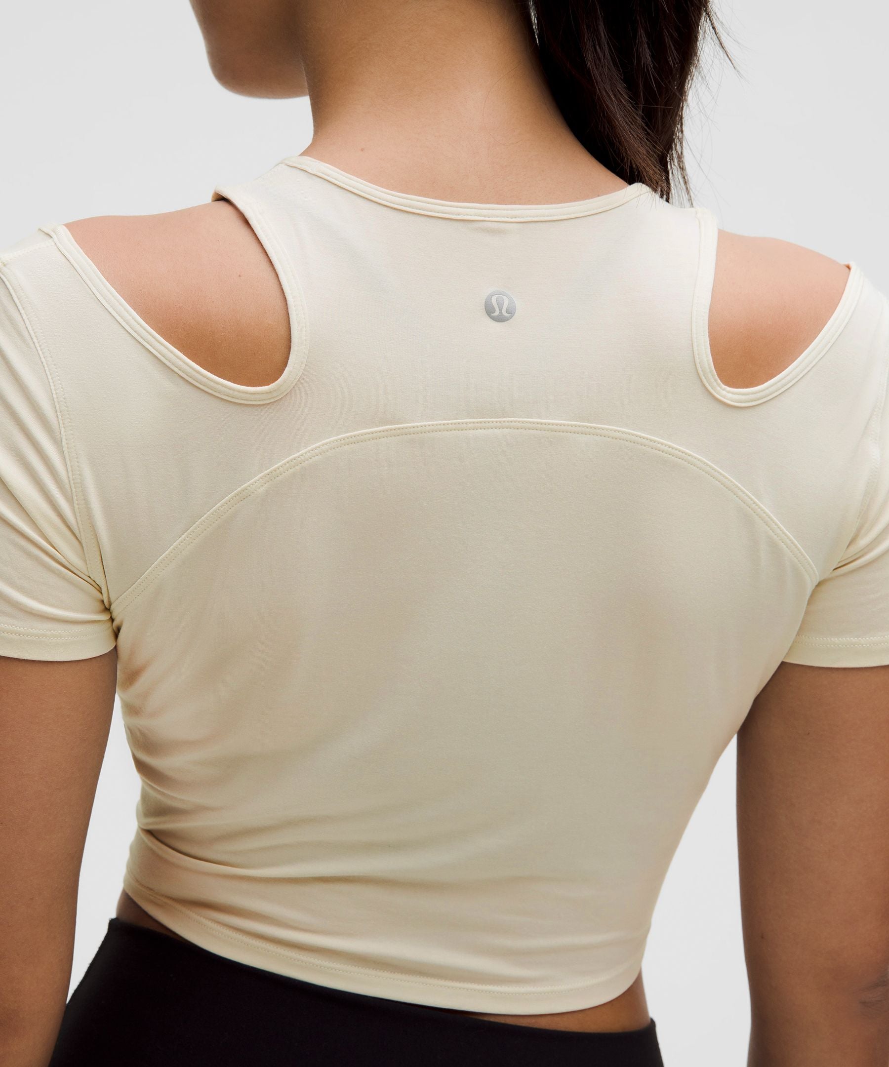 Lululemon Women's Shoulder Cut-Out Yoga T-Shirt