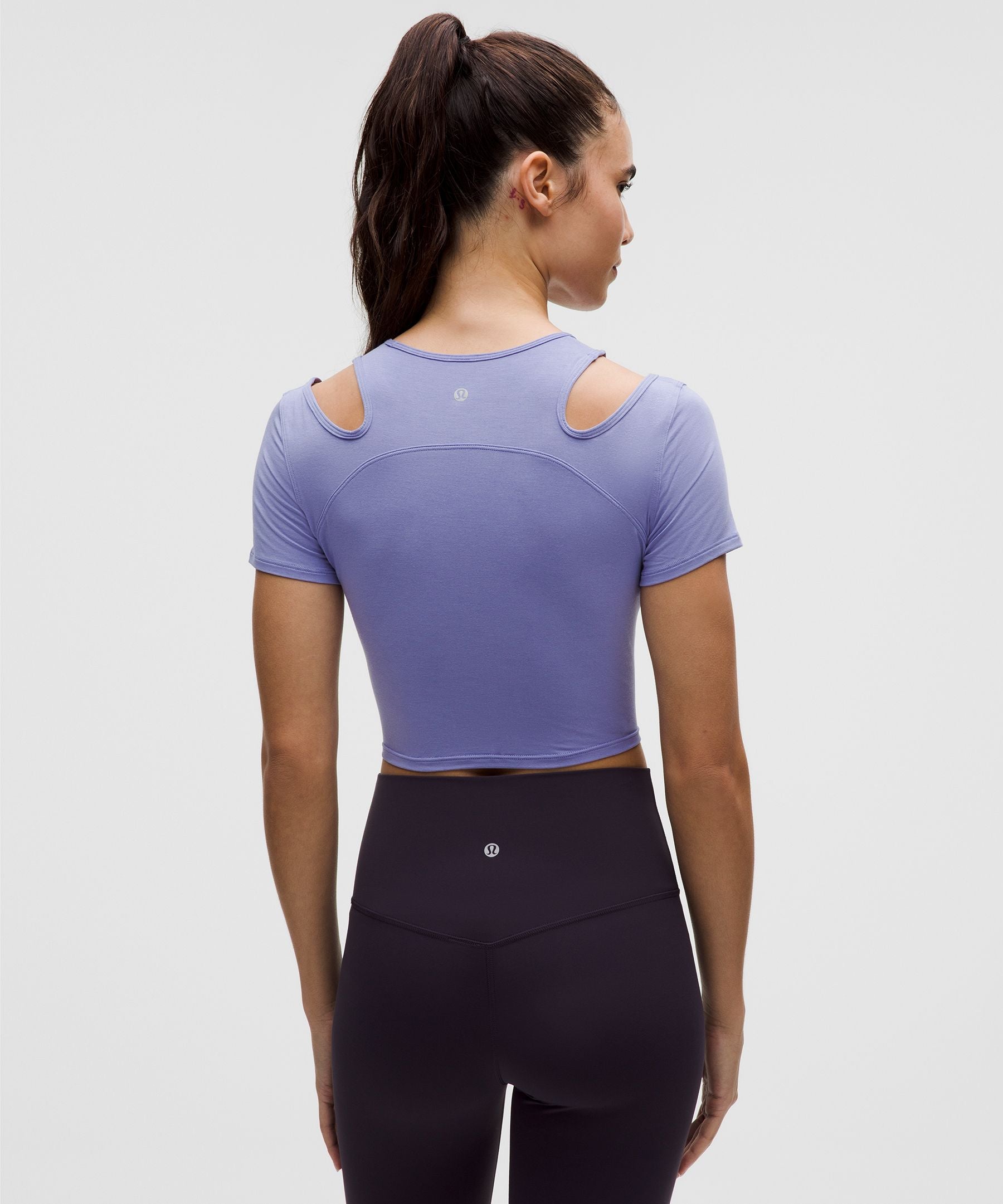 Lululemon Women's Shoulder Cut-Out Yoga T-Shirt