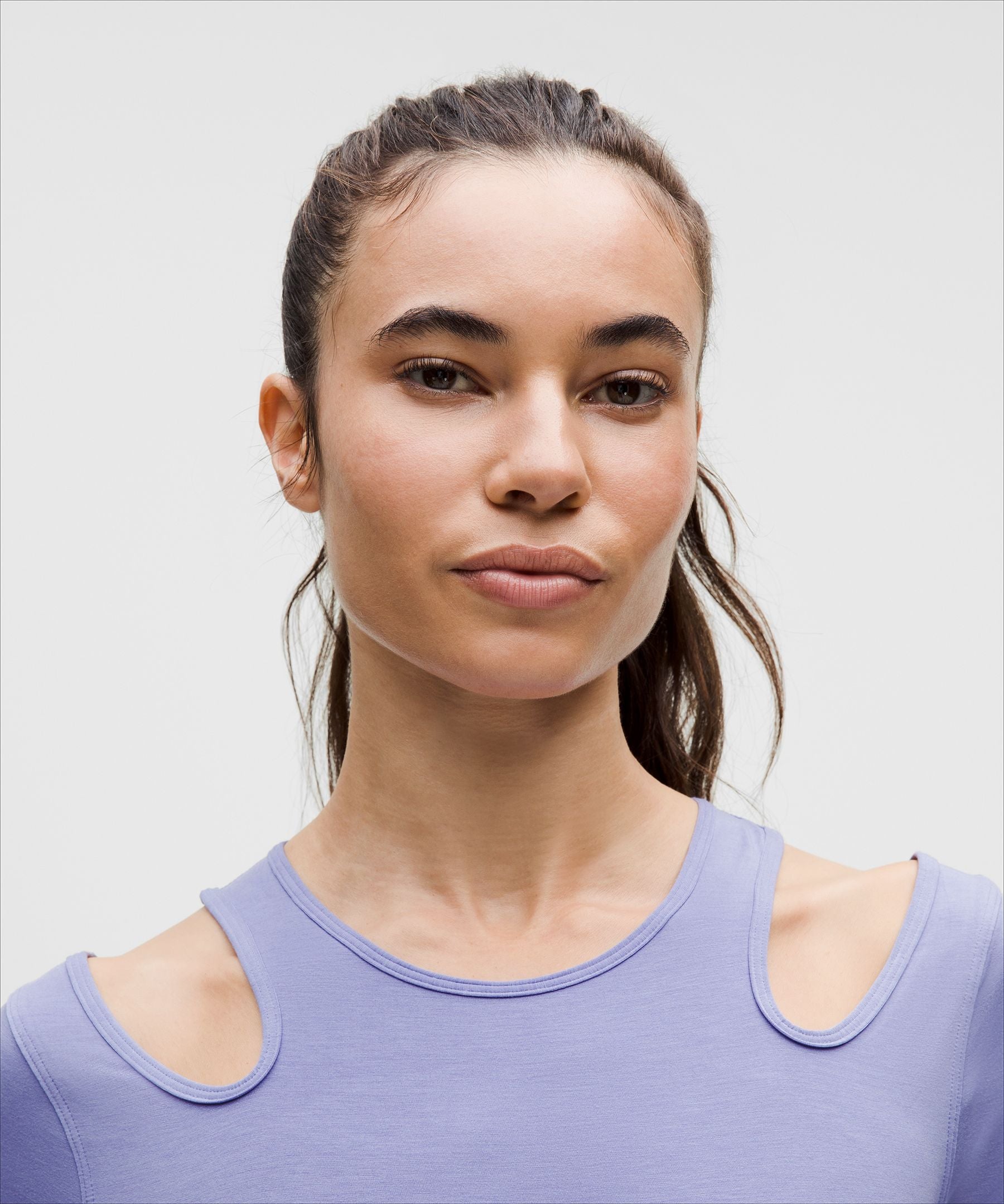 Lululemon Women's Shoulder Cut-Out Yoga T-Shirt